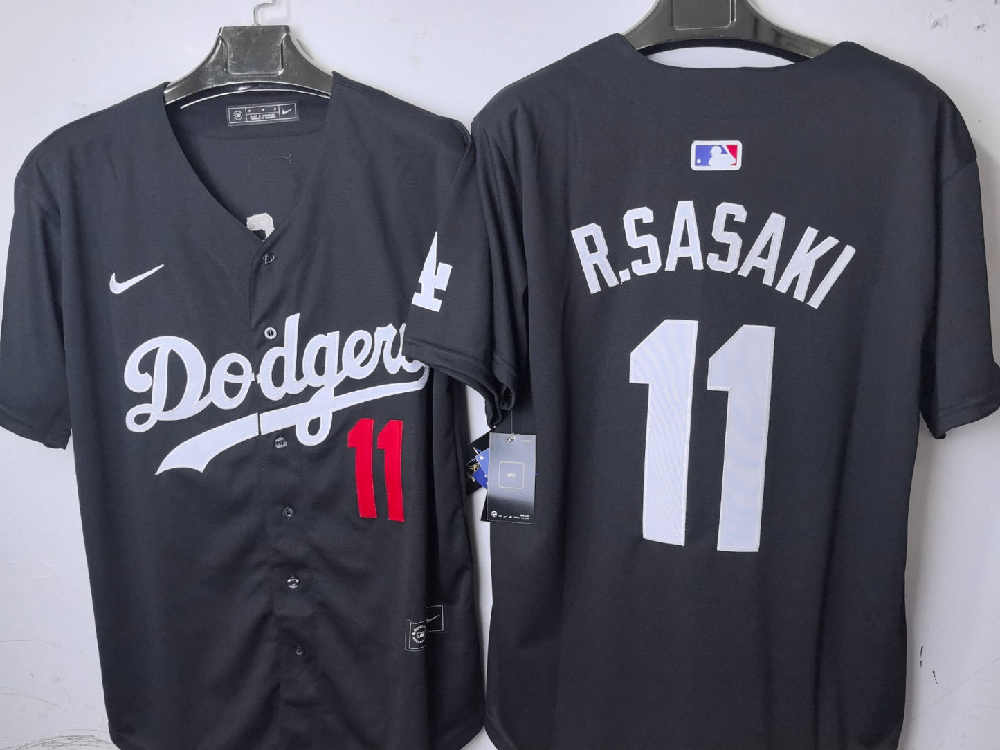 Los Angeles Dodgers Roki Sasaki Black Jersey