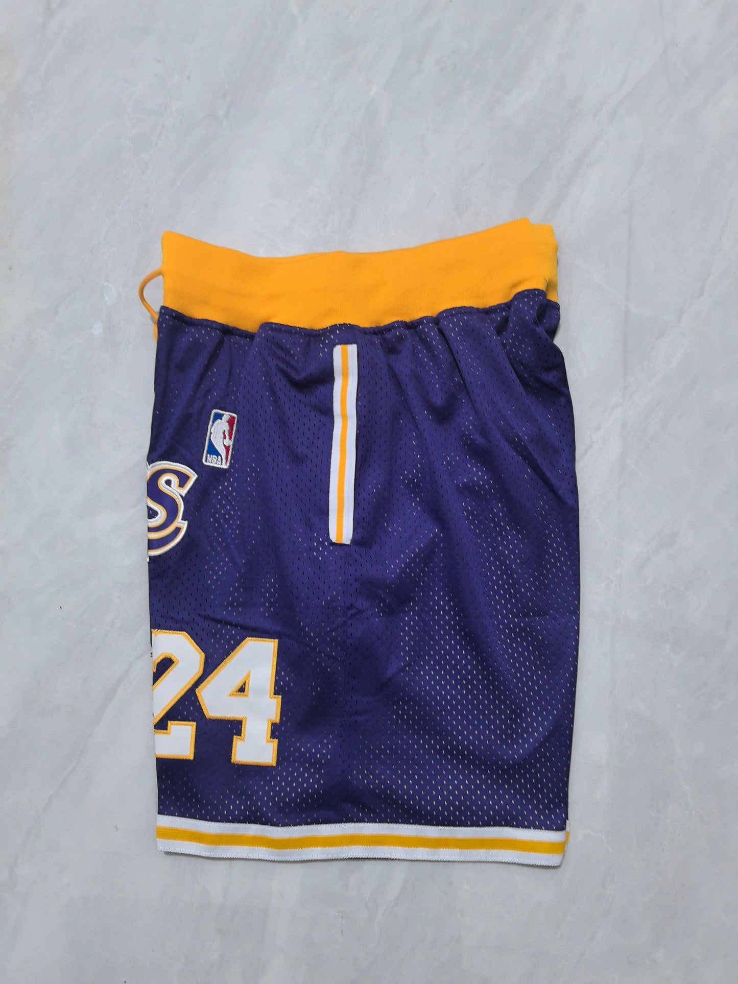 LOS ANGELES LAKERS PURPLE SHORTS