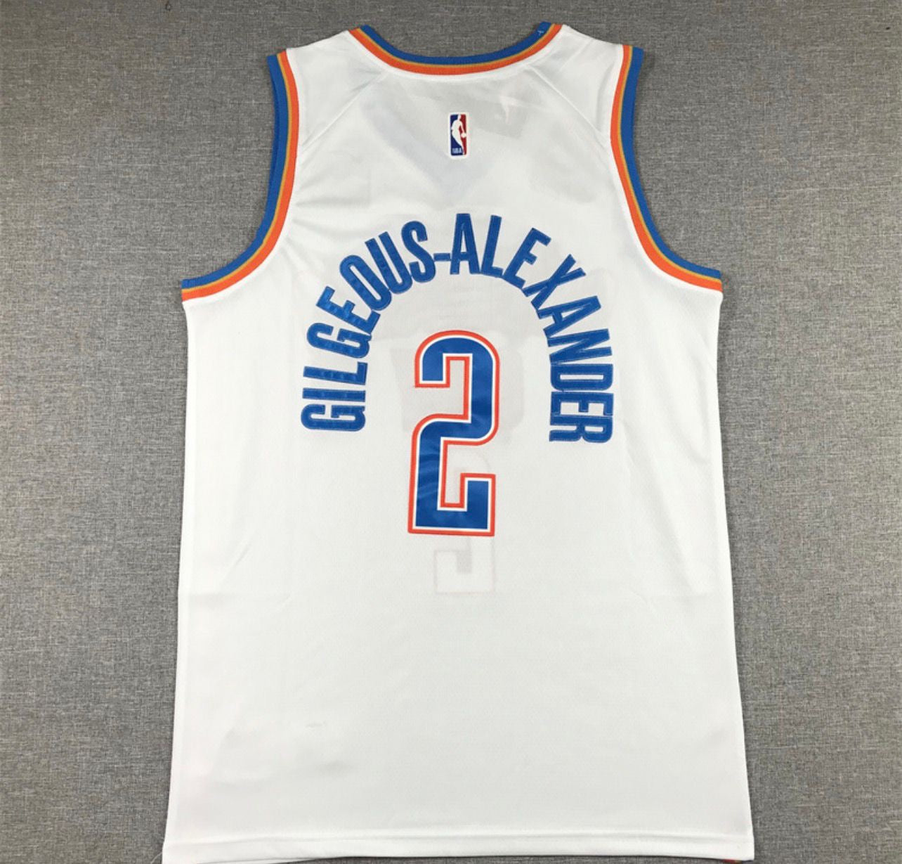 Shai Gilgeous-Alexander White Oklahoma City Thunder Jersey