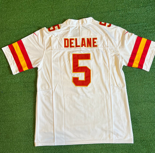 KANSAS CITY CHIEFS MANSOOR DELANE WHITE JERSEY