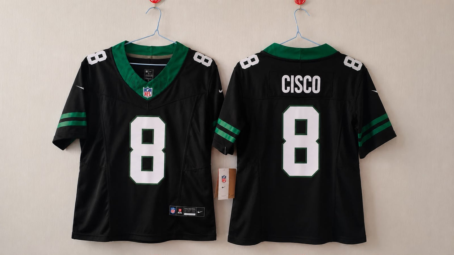 NEW YORK JETS ANDRE CISCO BLACK JERSEY