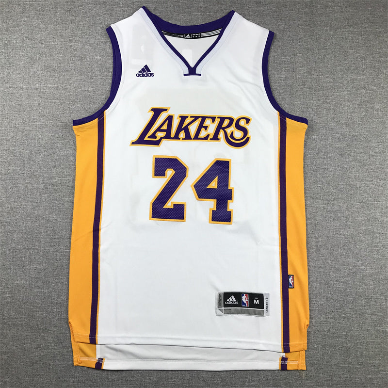 LOS ANGELES LAKERS KOBE BRYANT WHITE JERSEY
