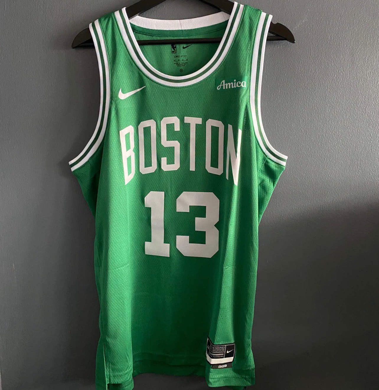 BOSTON CELTICS PAUL GEORGE GREEN JERSEY