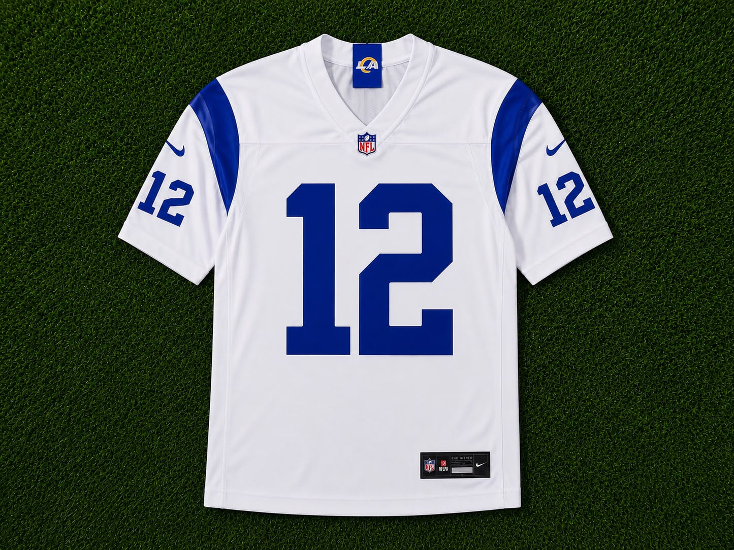 LOS ANGELES RAMS PUKA NACUA WHITE JERSEY