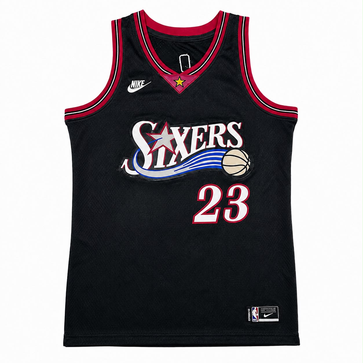 PHILADELPHIA 76ERS LEBRON JAMES BLACK RETRO JERSEY