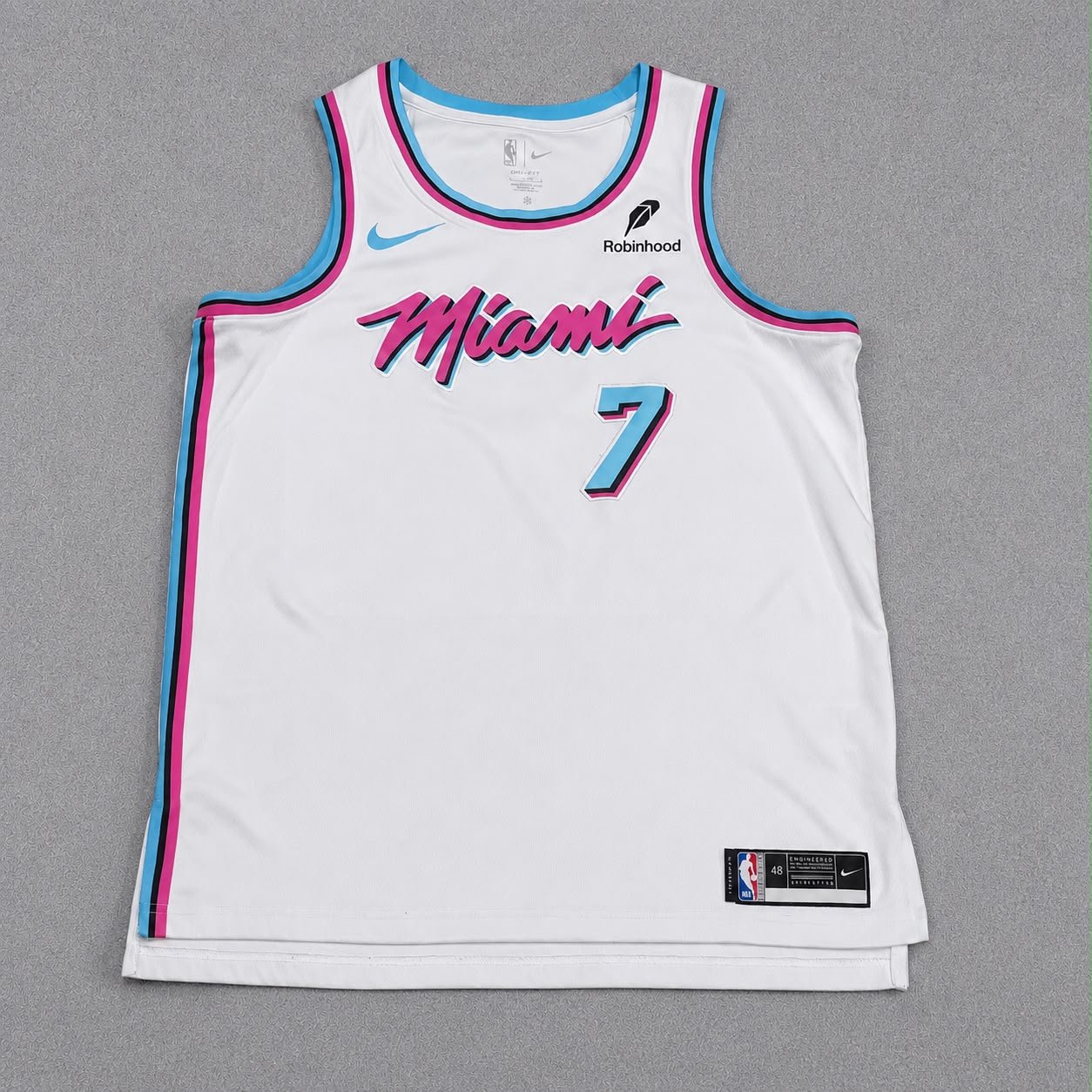 MIAMI HEAT GIANNIS ANTETOKOUNMPO WHITE VICE CITY JERSEY