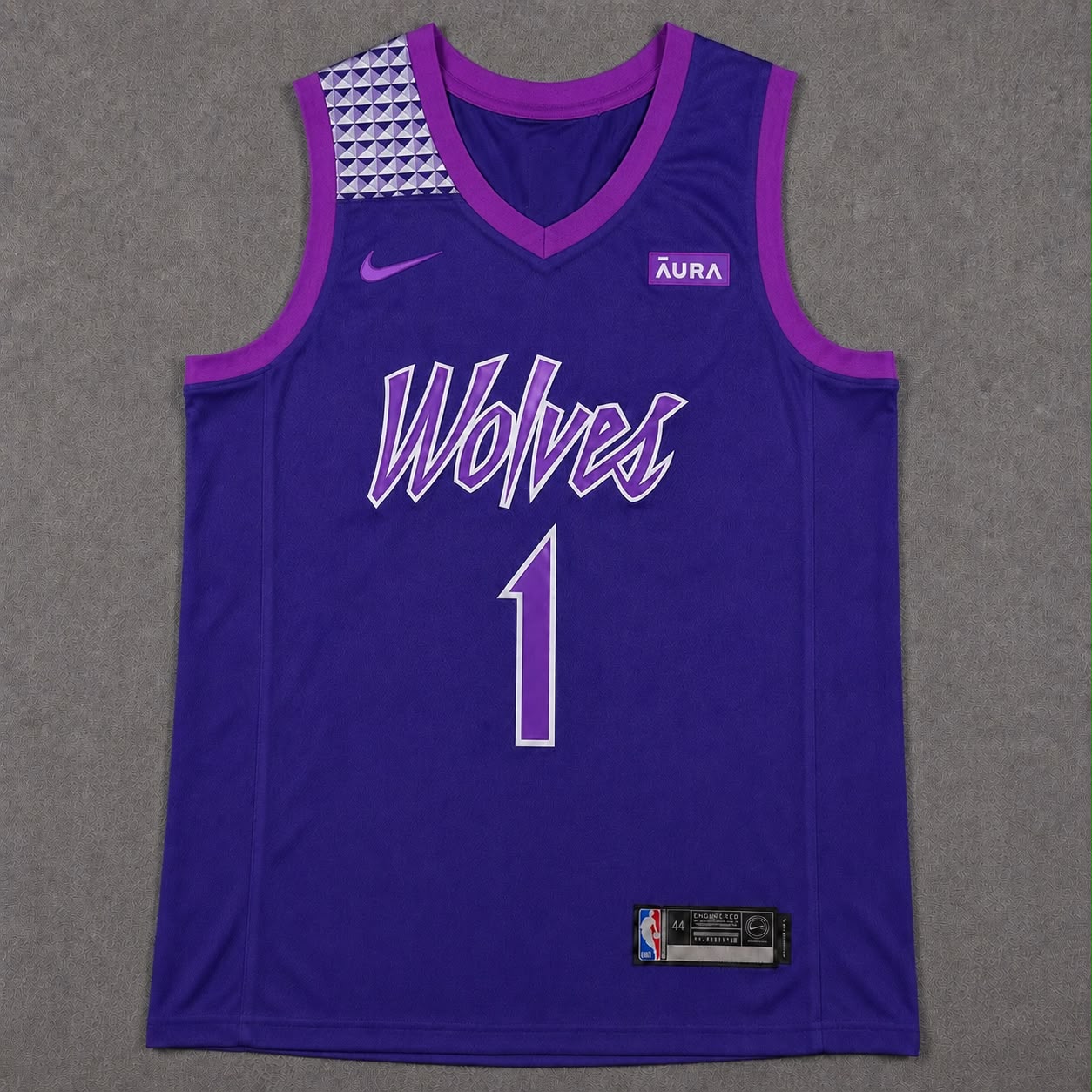 MINNESOTA TIMBERWOLVES LAMELO BALL PURPLE JERSEY