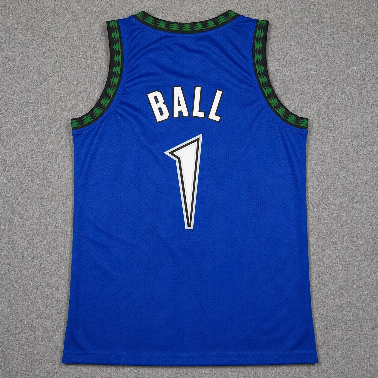 MINNESOTA TIMBERWOLVES LAMELO BALL BLUE VINTAGE JERSEY
