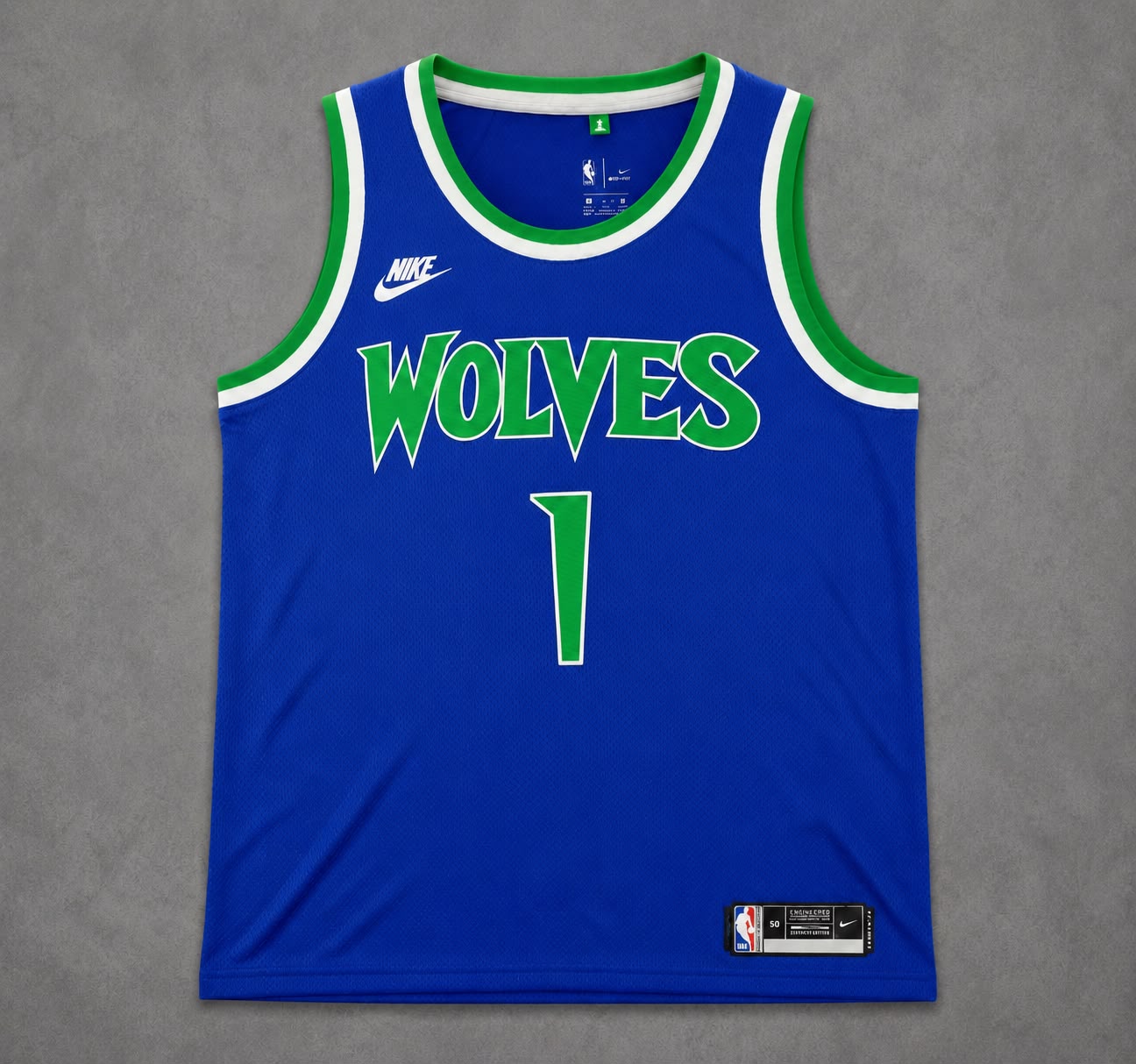 MINNESOTA TIMBERWOLVES LAMELO BALL BLUE JERSEY