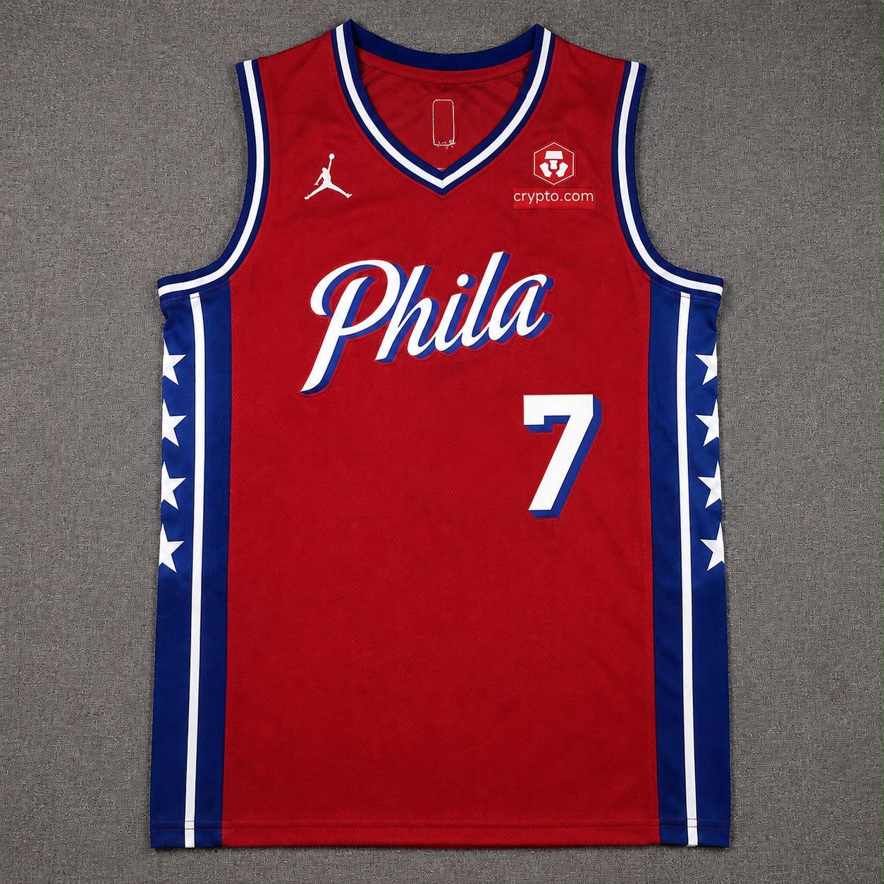 PHILADELPHIA 76ERS JAYLEN BROWN RED JERSEY