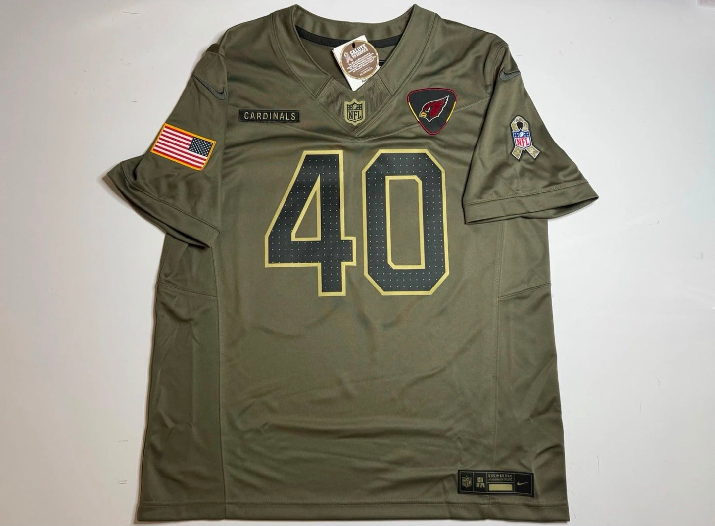ARIZONA CARDINALS PAT TILLMAN SALUTE TO SERVICE JERSEY