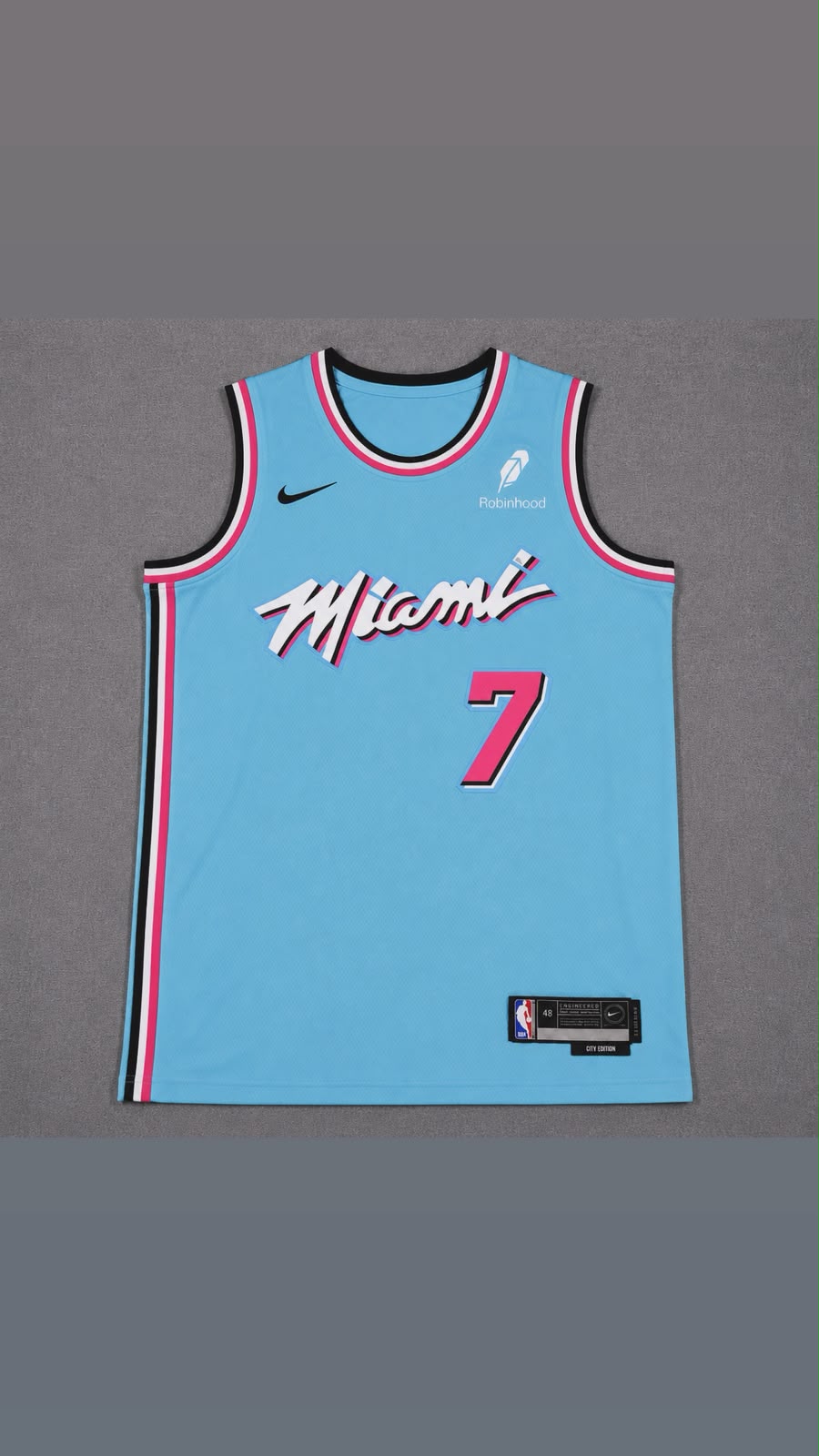 MIAMI HEAT GIANNIS ANTETOKOUNMPO BLUE JERSEY