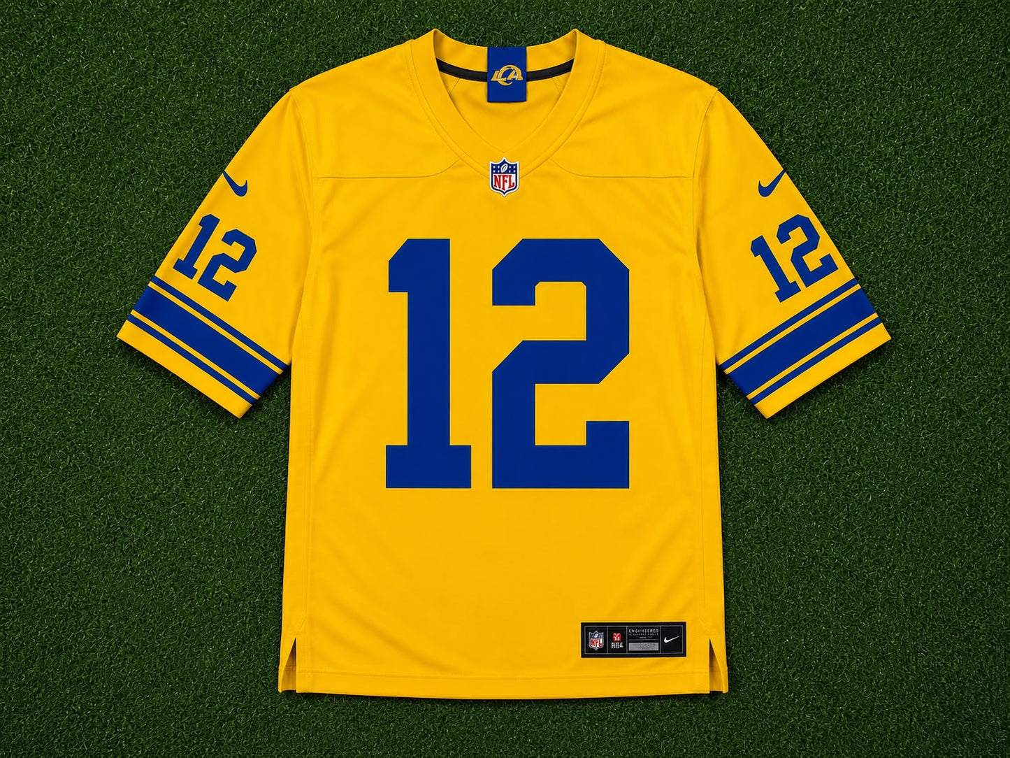 LOS ANGELES RAMS PUKA NACUA YELLOW JERSEY