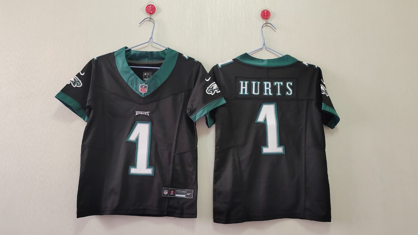 PHILADELPHIA EAGLES JALEN HURTS BLACK JERSEY
