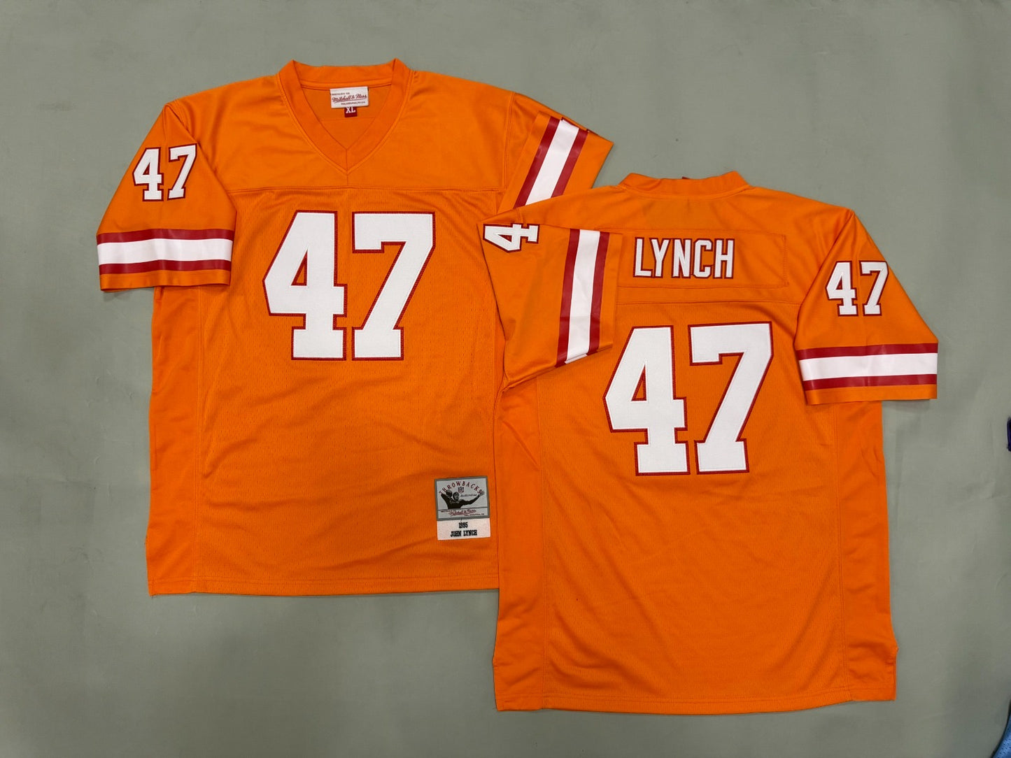 TAMPA BAY BUCCANEERS JOHN LYNCH CREAMSICLE VINTAGE JERSEY