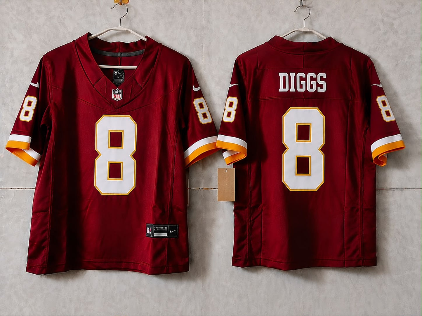 WASHINGTON COMMANDERS STEFON DIGGS BURGANDY JERSEY