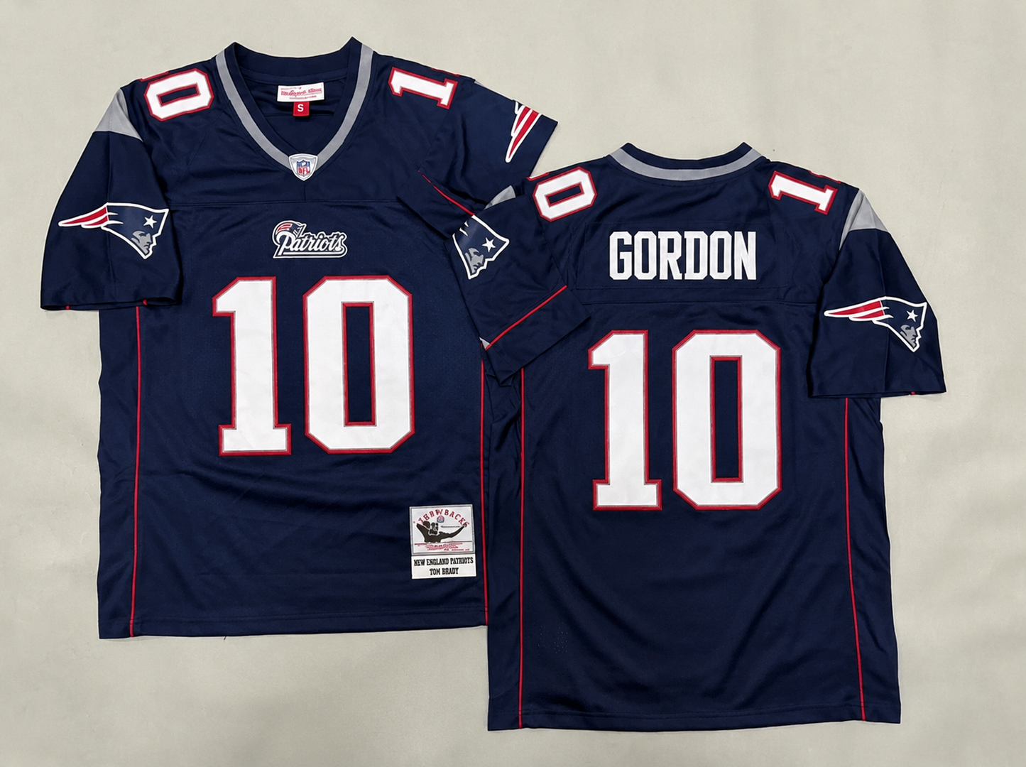NEW ENGLAND PATRIOTS JOSH GORDON BLUE VINTAGE JERSEY