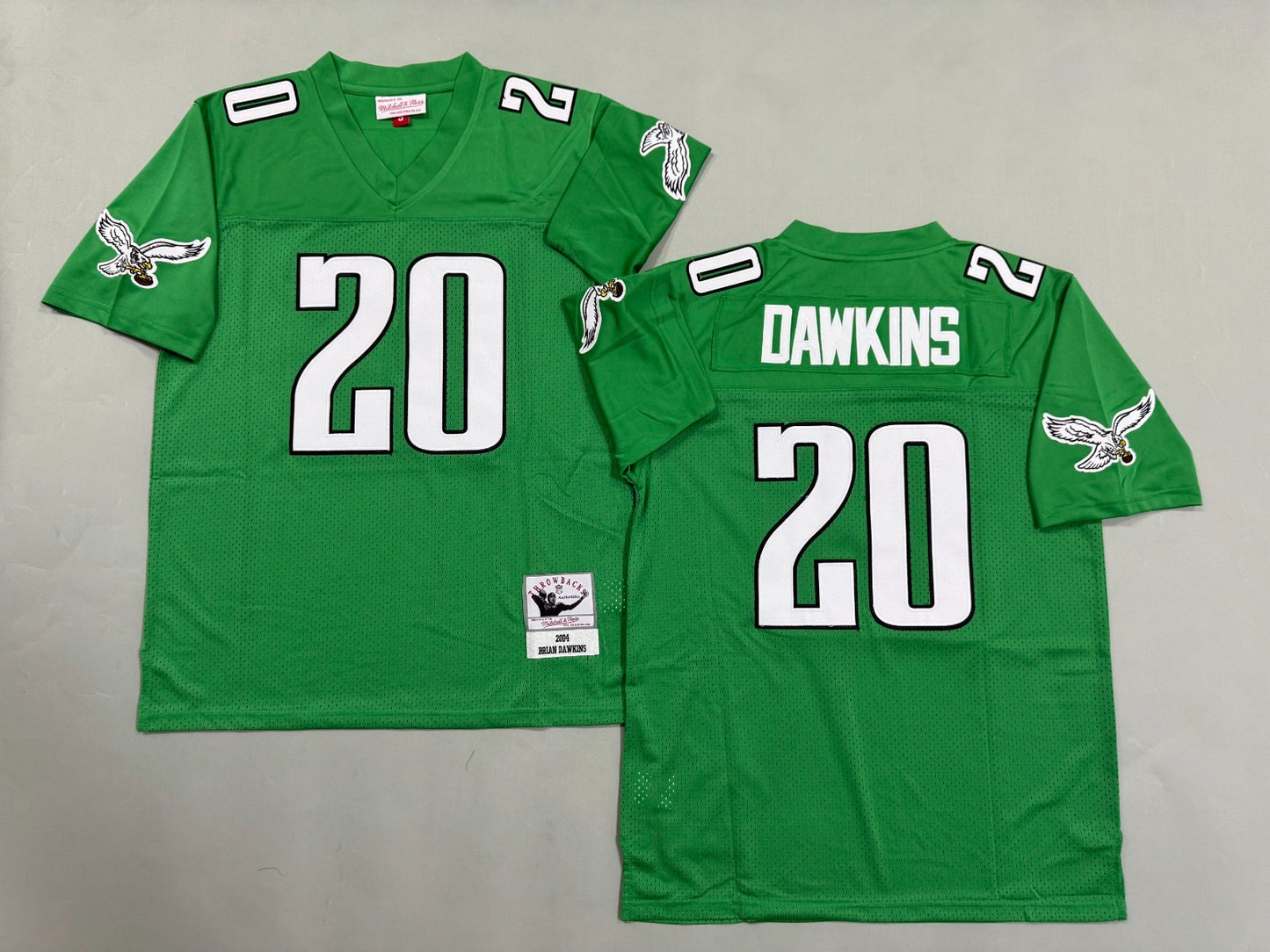 PHILIDELPHIA EAGLES BRIAN DAWKINS GREEN VINTAGE JERSEY