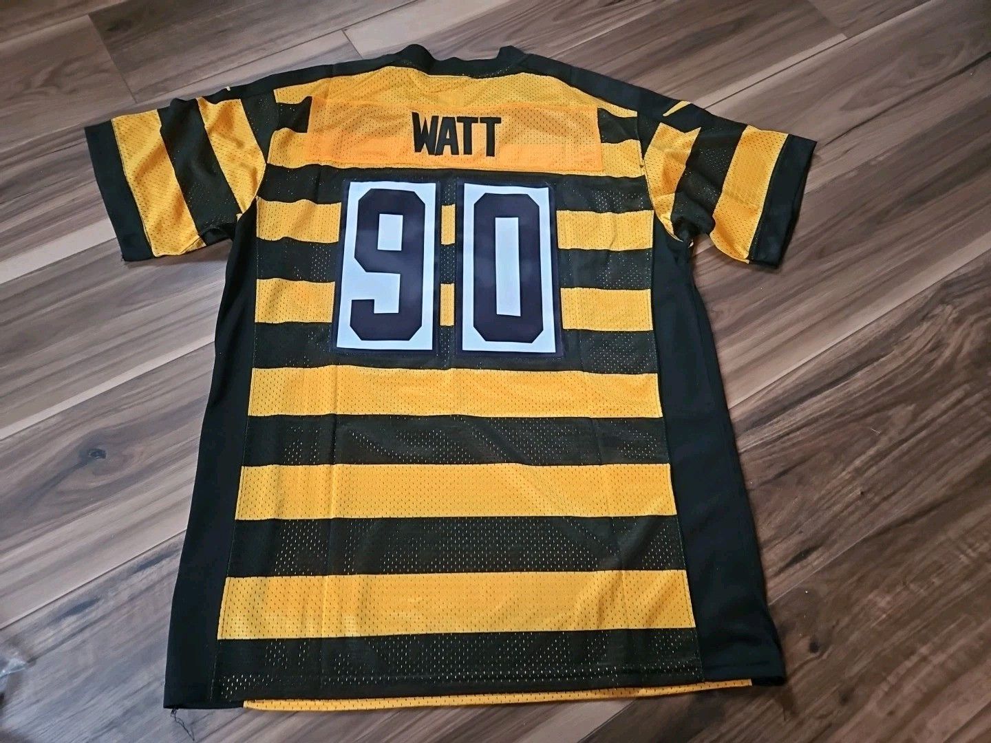 PITTSBURGH STEELERS TJ WATT YELLOW JERSEY