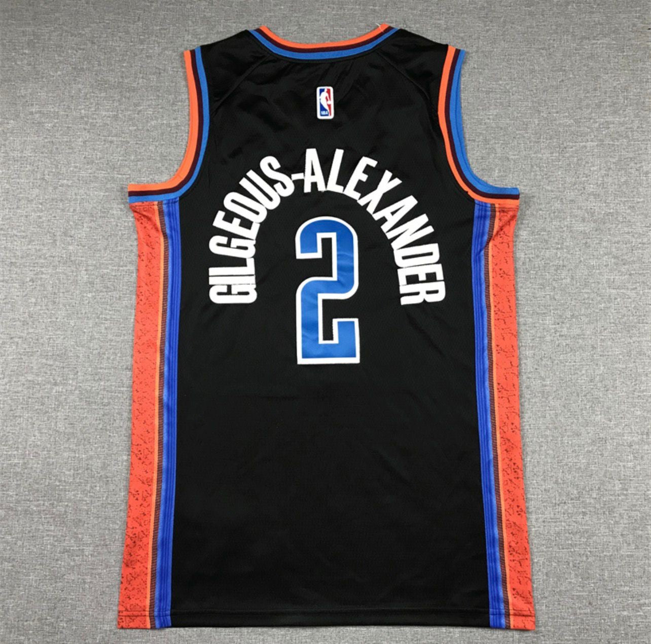 Shai Gilgeous-Alexander Black Oklahoma City Thunder Jersey