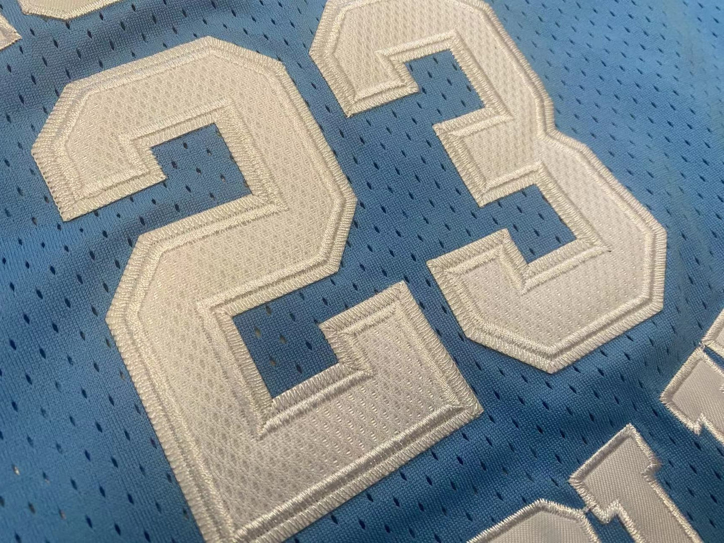 NORTH CAROLINA TAR HEELS MICHAEL JORDAN BLUE JERSEY
