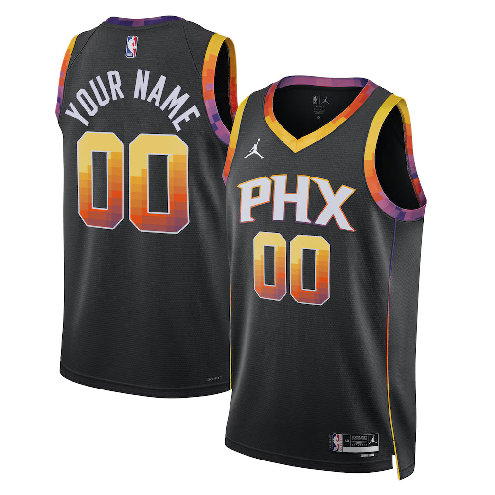 PHOENIX SUNS BLACK CUSTOM JERSEY