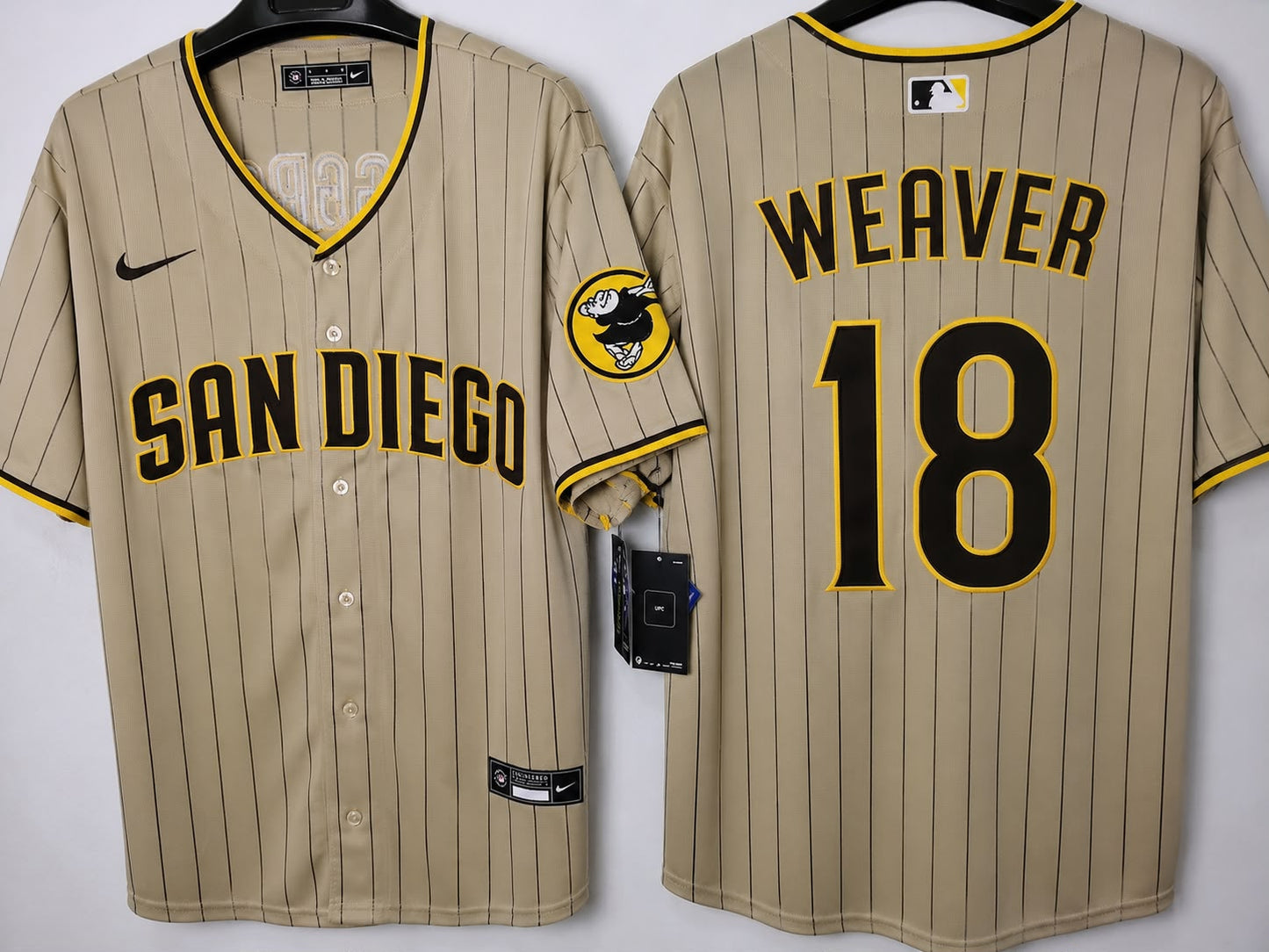 SAN DIEGO PADRES JERED WEAVER COFFEE JERSEY