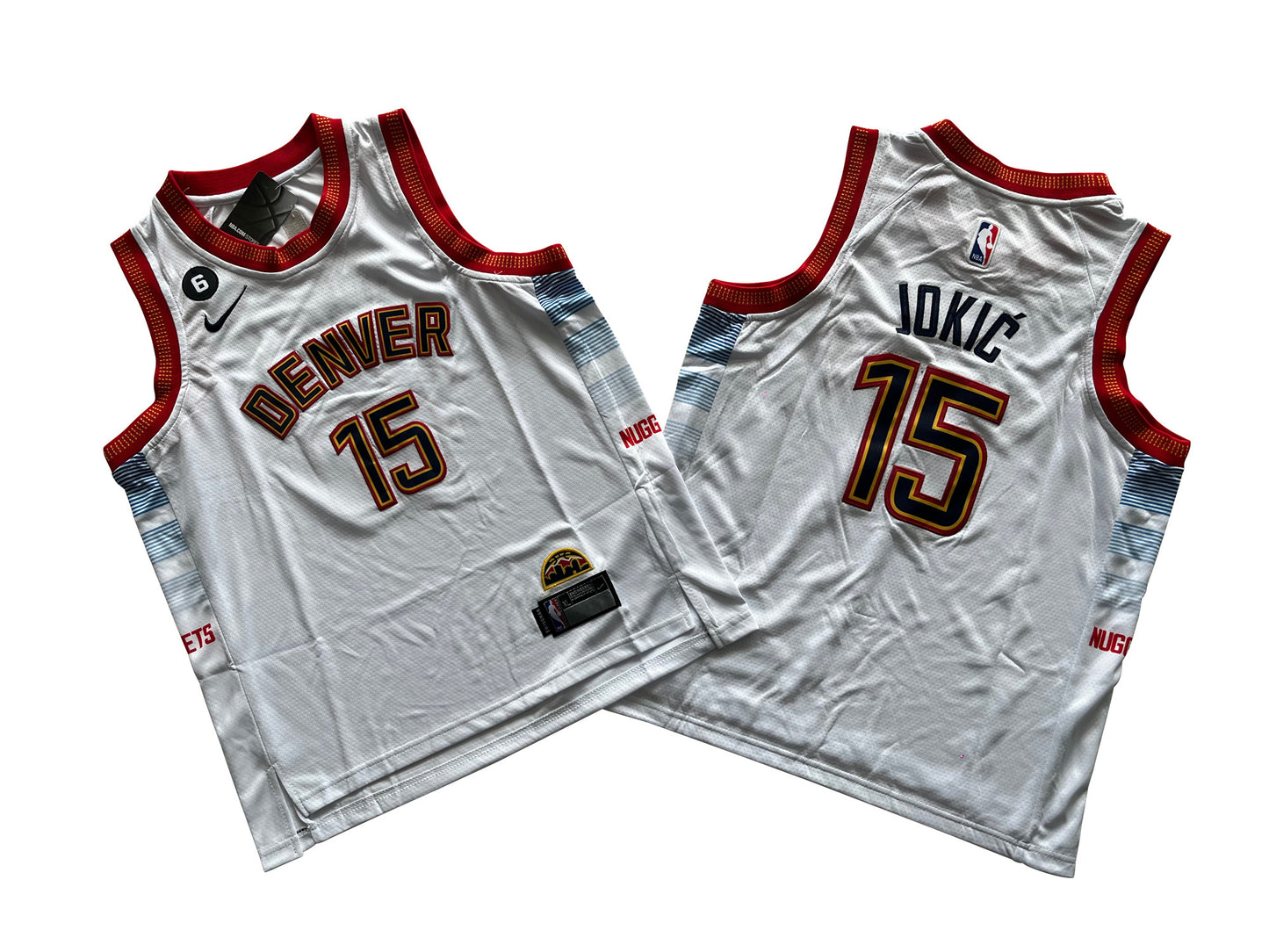DENVER NUGGETS NIKOLA JOKIC WHITE JERSEY