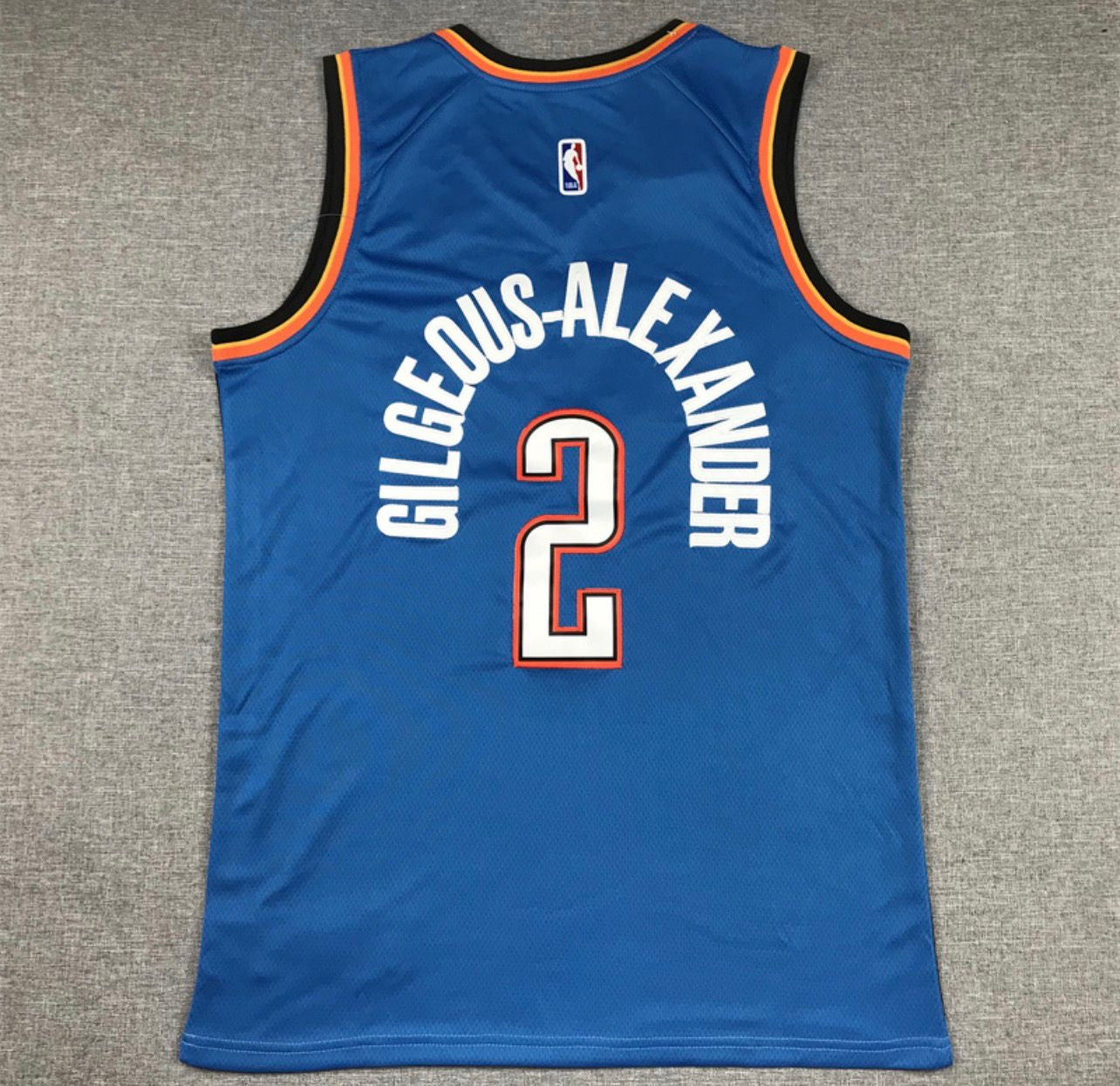 Shai Gilgeous-Alexander Blue Oklahoma City Thunder Jersey
