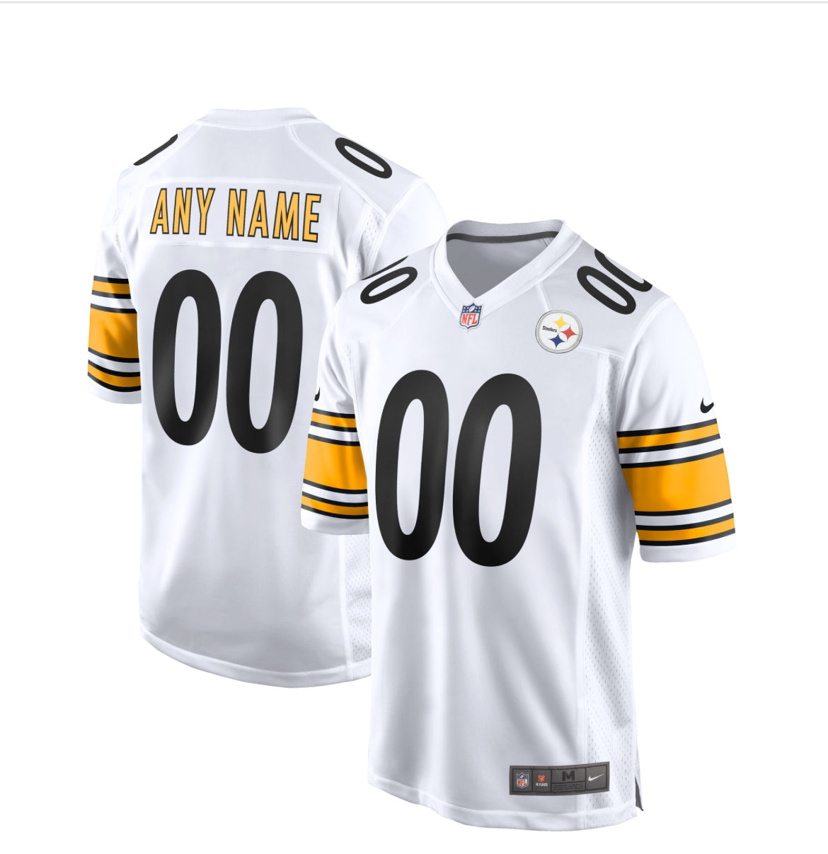 Pittsburgh Steelers Nike Alternate Custom Game Jersey - AWAY