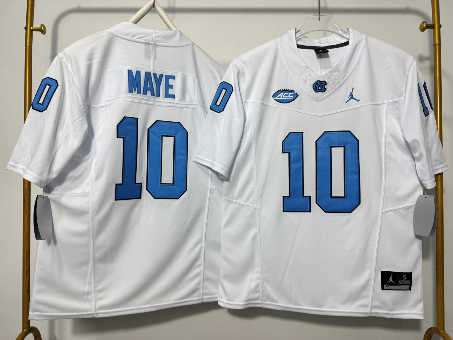 NORTH CAROLINA TAR HEELS DRAKE MAYE WHITE JERSEY