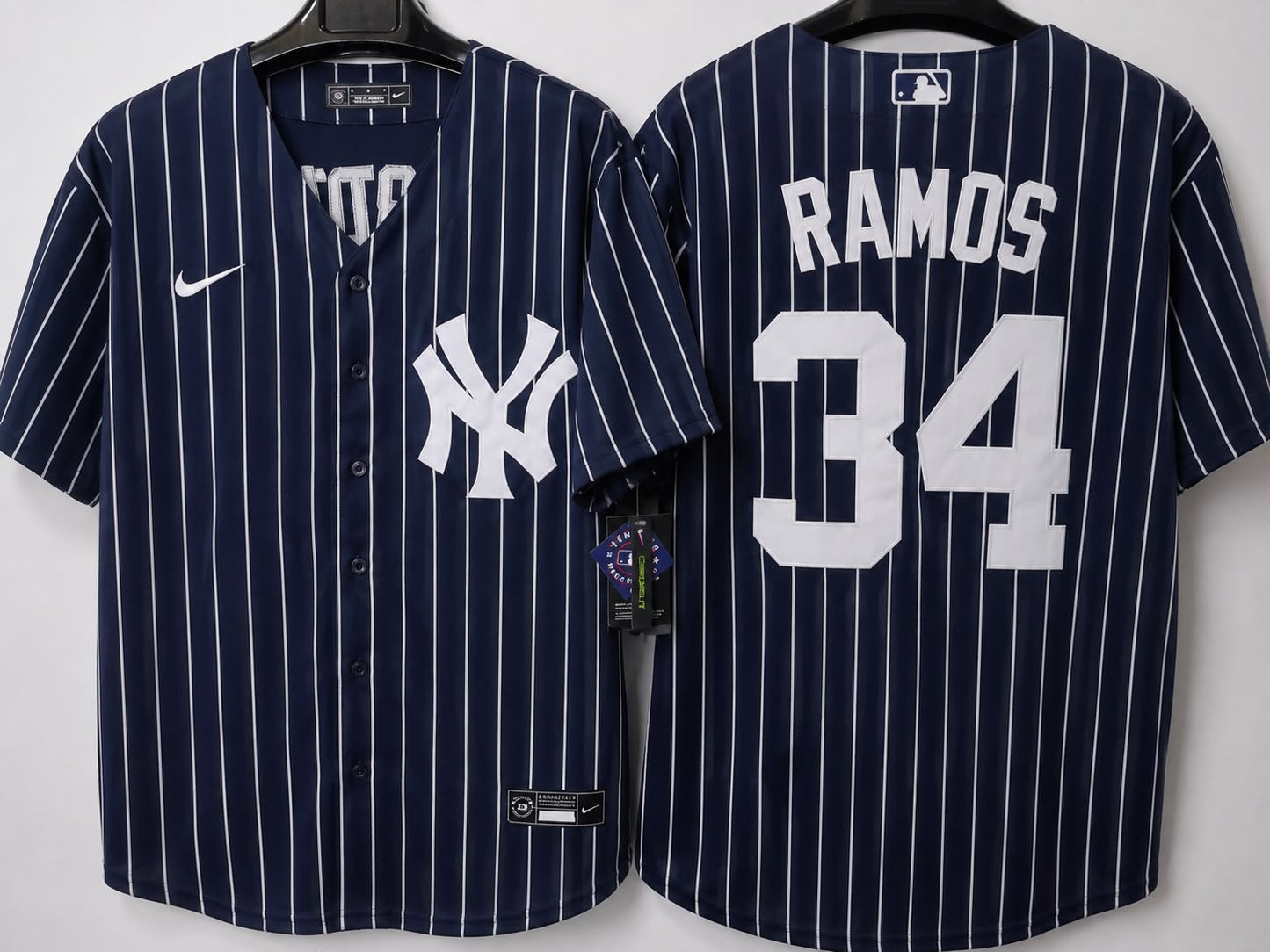NEW YORK YANKEES HELIOT RAMOS BLUE JERSEY