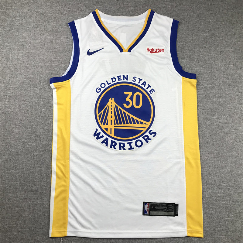 GOLDEN STATE WARRIORS STEPHEN CURRY WHITE JERSEY
