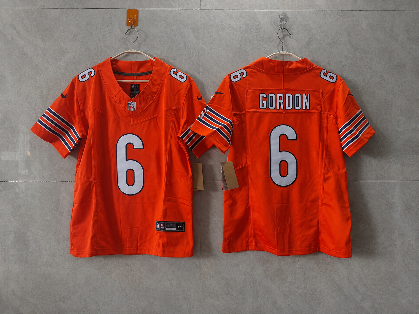 CHICAGO BEARS KYLE GORDON ORANGE JERSEY