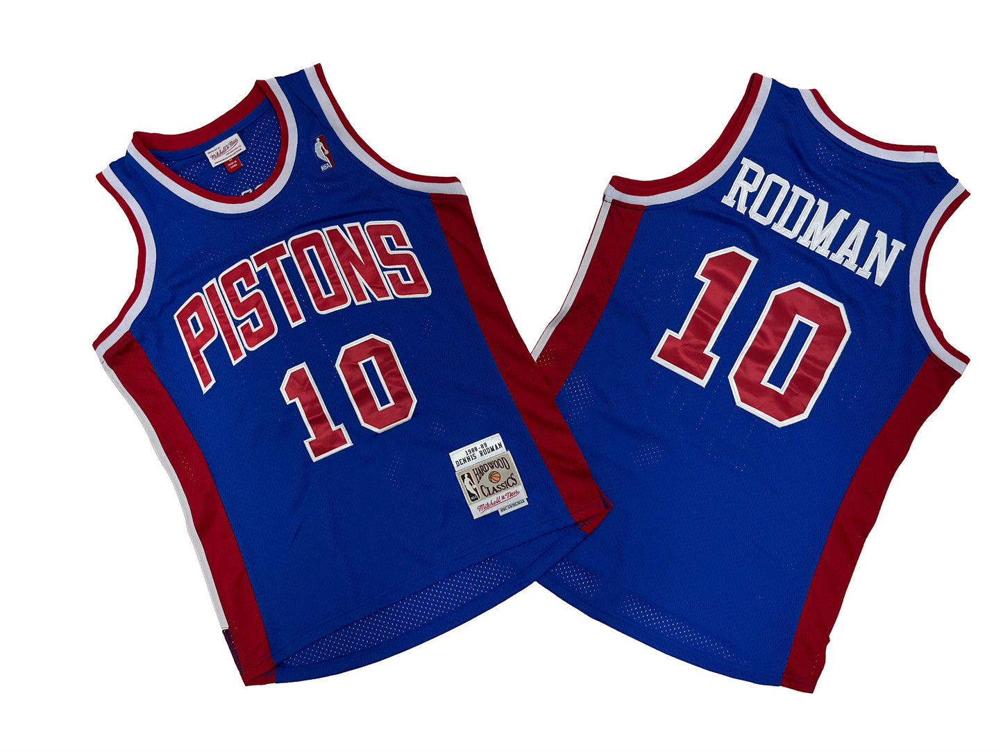 DETROIT PISTONS DENNIS RODMAN BLUE VINTAGE JERSEY