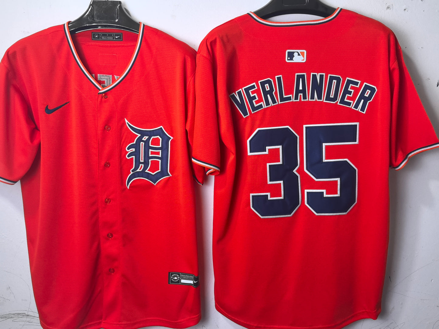 DETROIT TIGERS JUSTIN VERLANDER ORANGE JERSEY