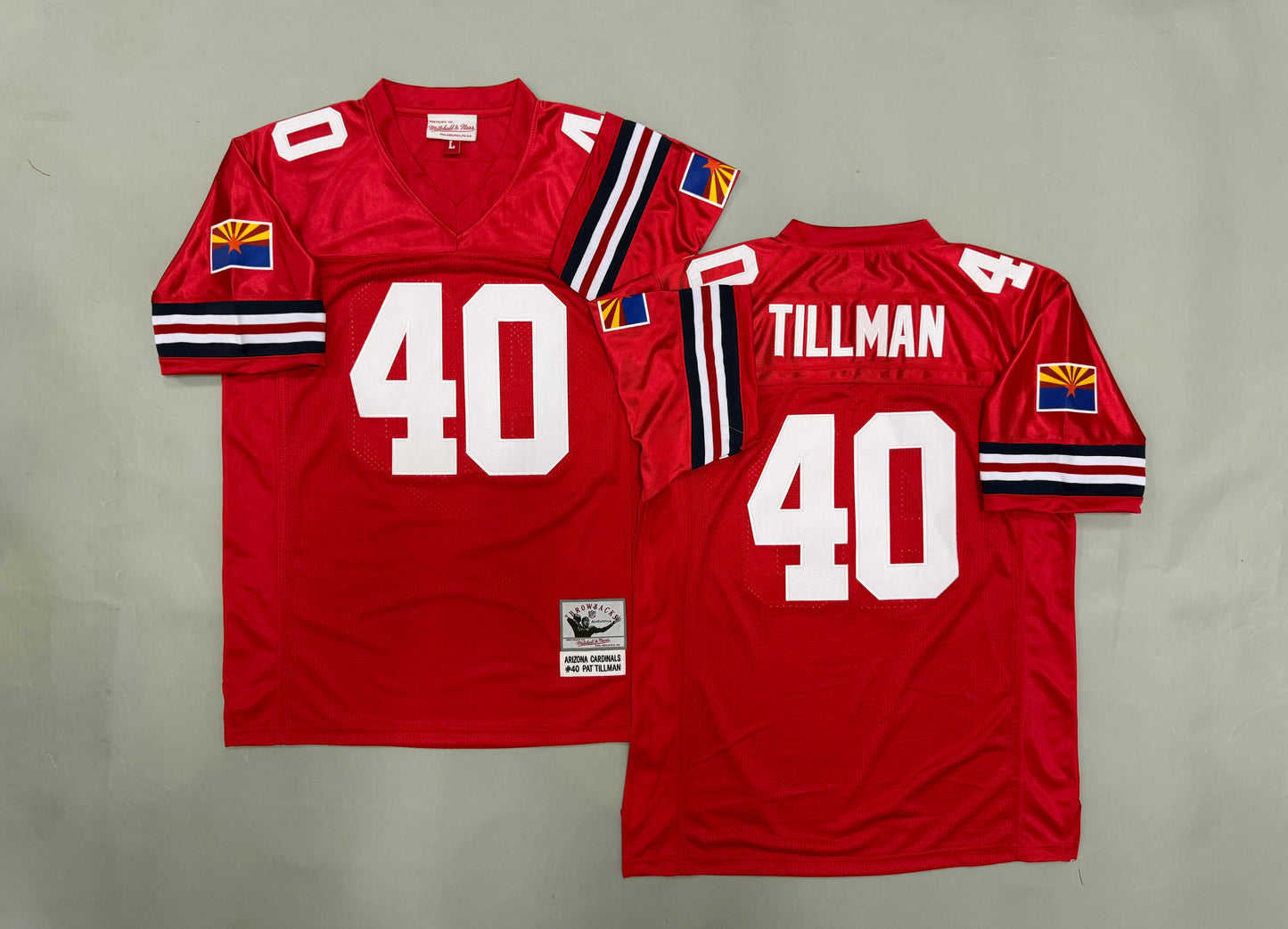 ARIZONA CARDINALS PAT TILLMAN RED VINTAGE JERSEY