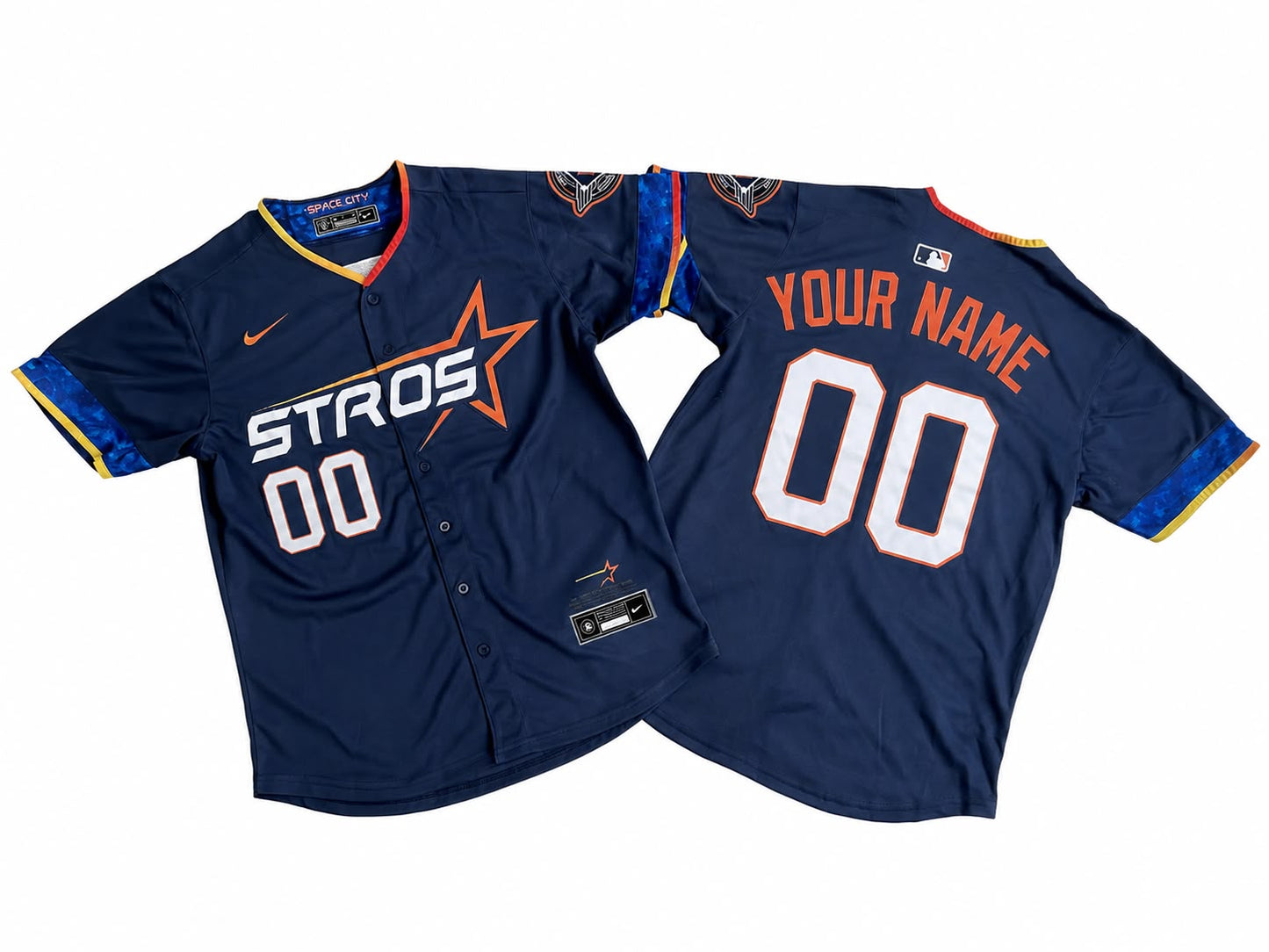 HOUSTON ASTROS CUSTOM BLUE JERSEY