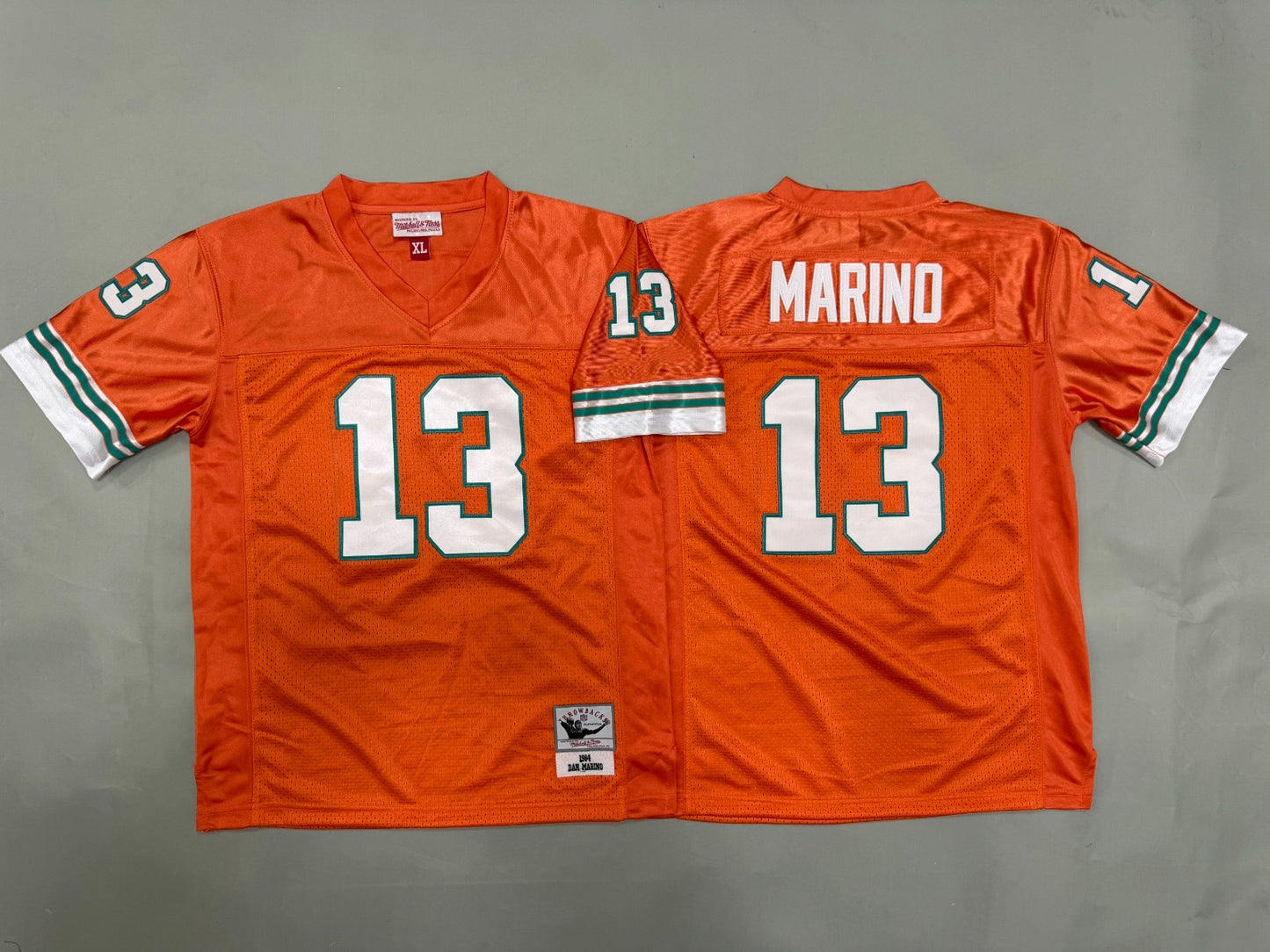 MIAMI DOLPHINS DAN MARINO ORANGE VINTAGE JERSEY
