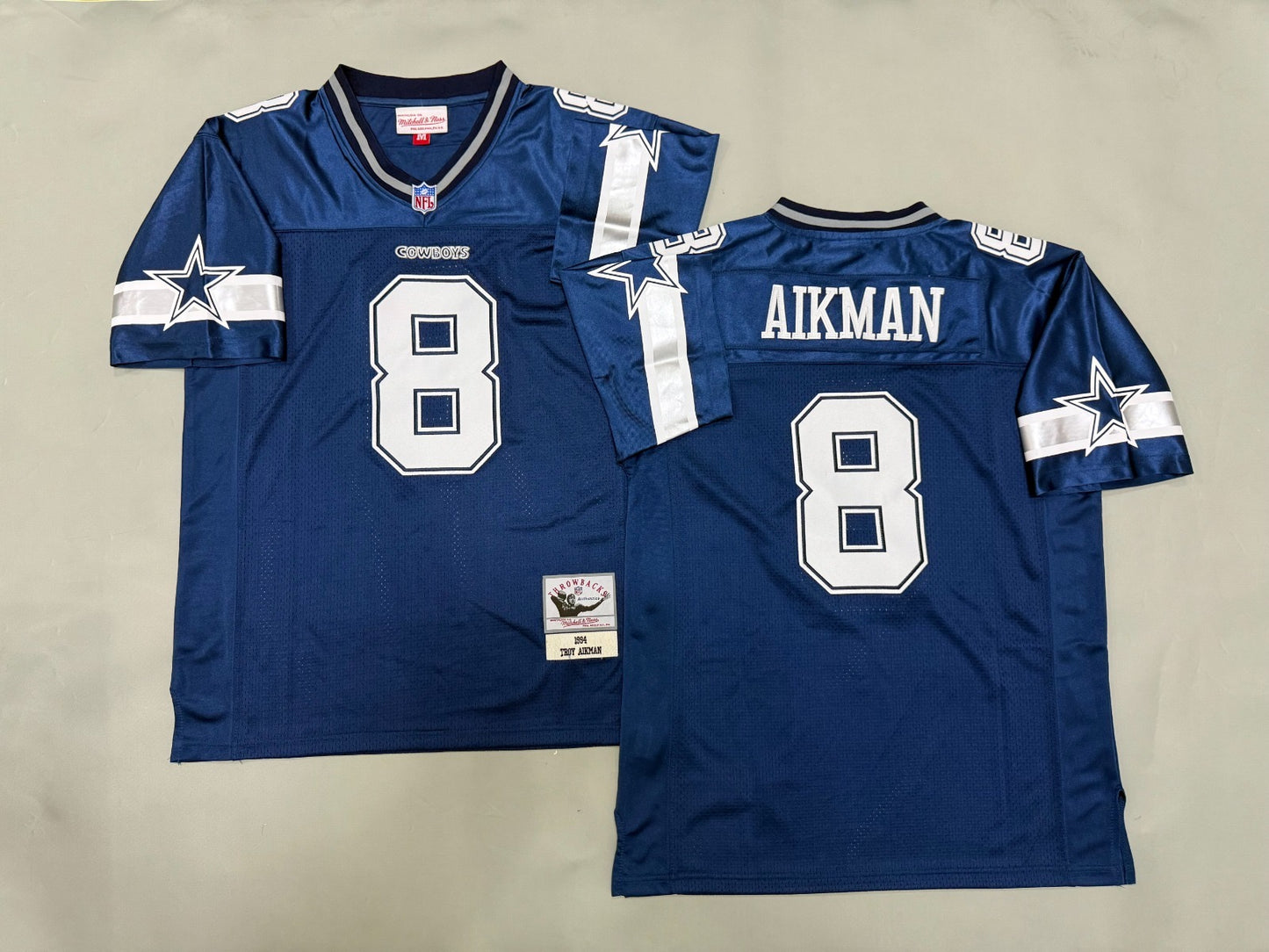 DALLAS COWBOYS TROY AIKMAN BLUE VINTAGE JERSEY