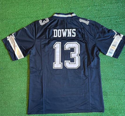 DALLAS COWBOYS CALEB DOWNS BLUE JERSEY