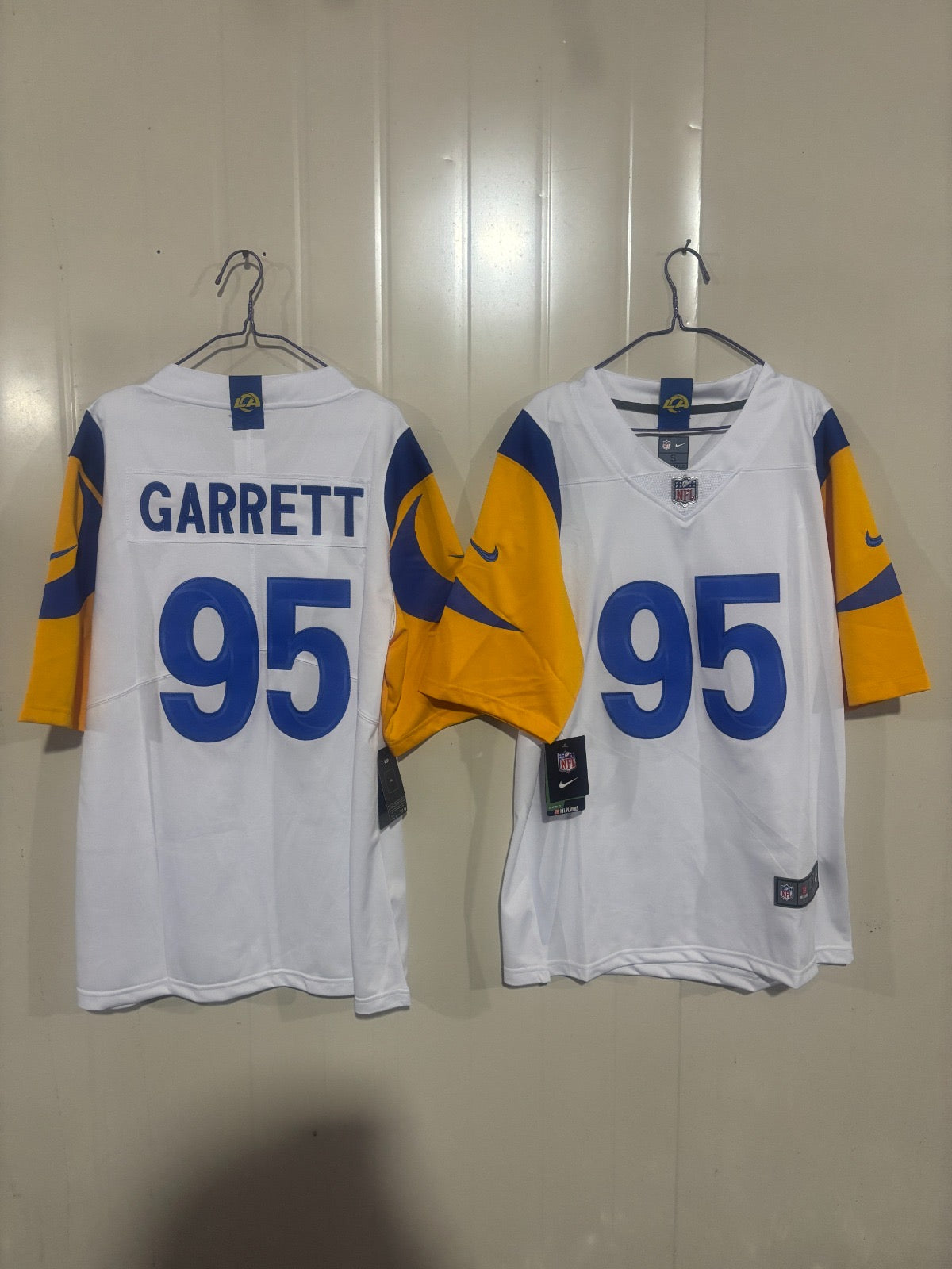 LOS ANGELES RAMS MYLES GARRETT WHITE JERSEY