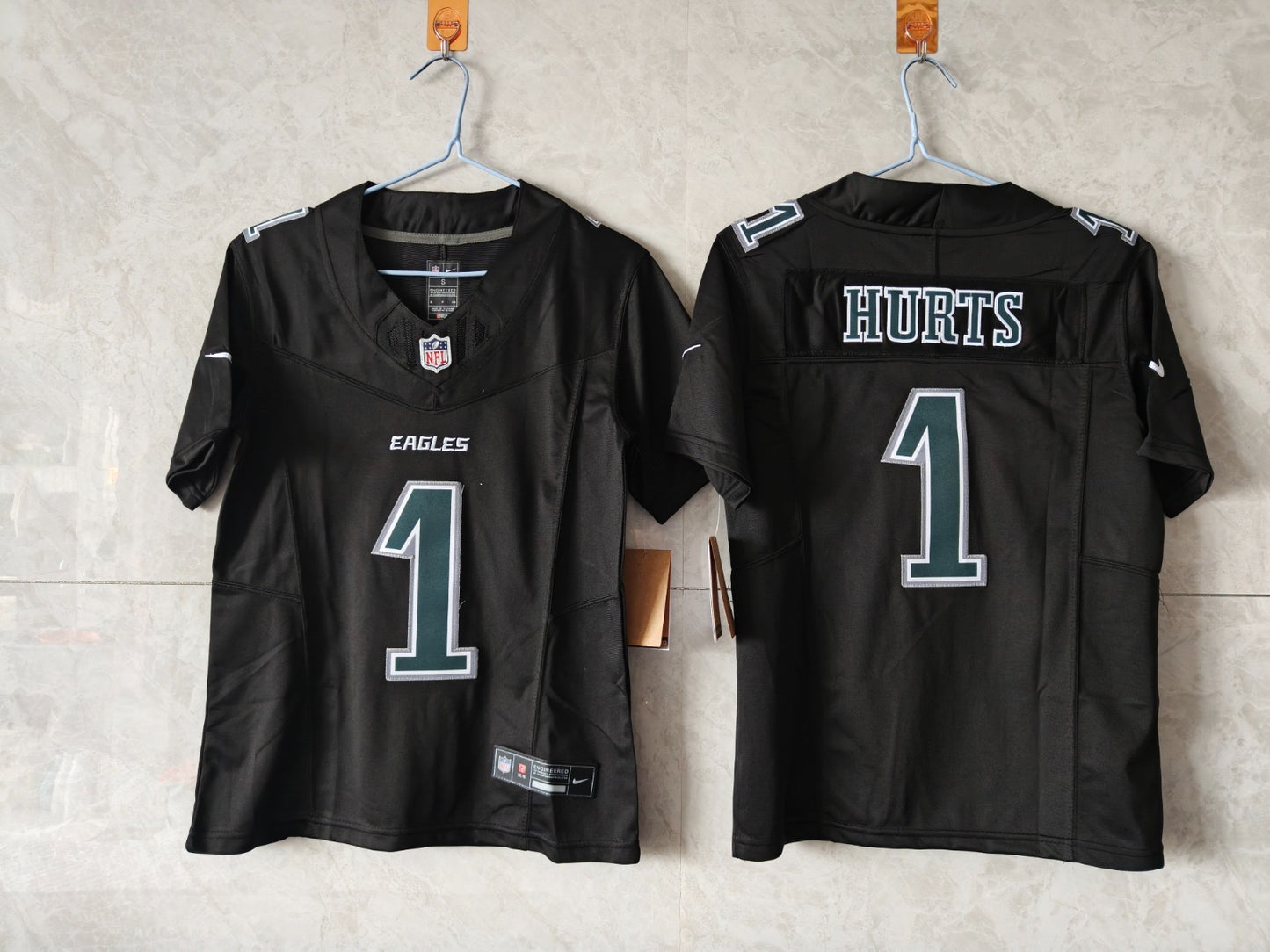 PHILADELPHIA EAGLES JALEN HURTS ALTERNATE BLACK JERSEY