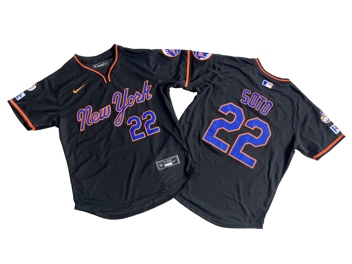 NEW YORK METS JUAN SOTO BLACK JERSEY