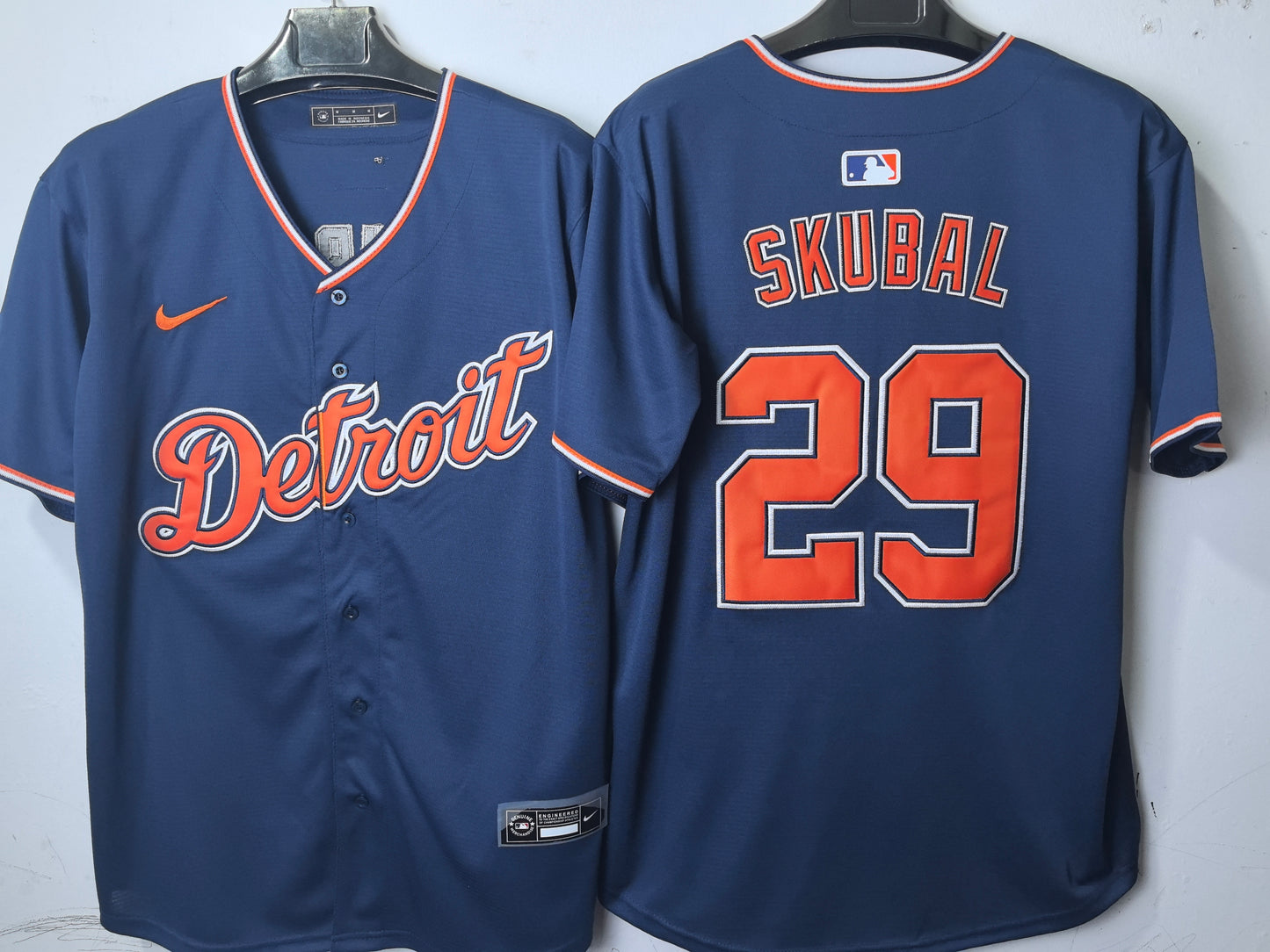 DETROIT TIGERS TARIK SKUBAL BLUE JERSEY
