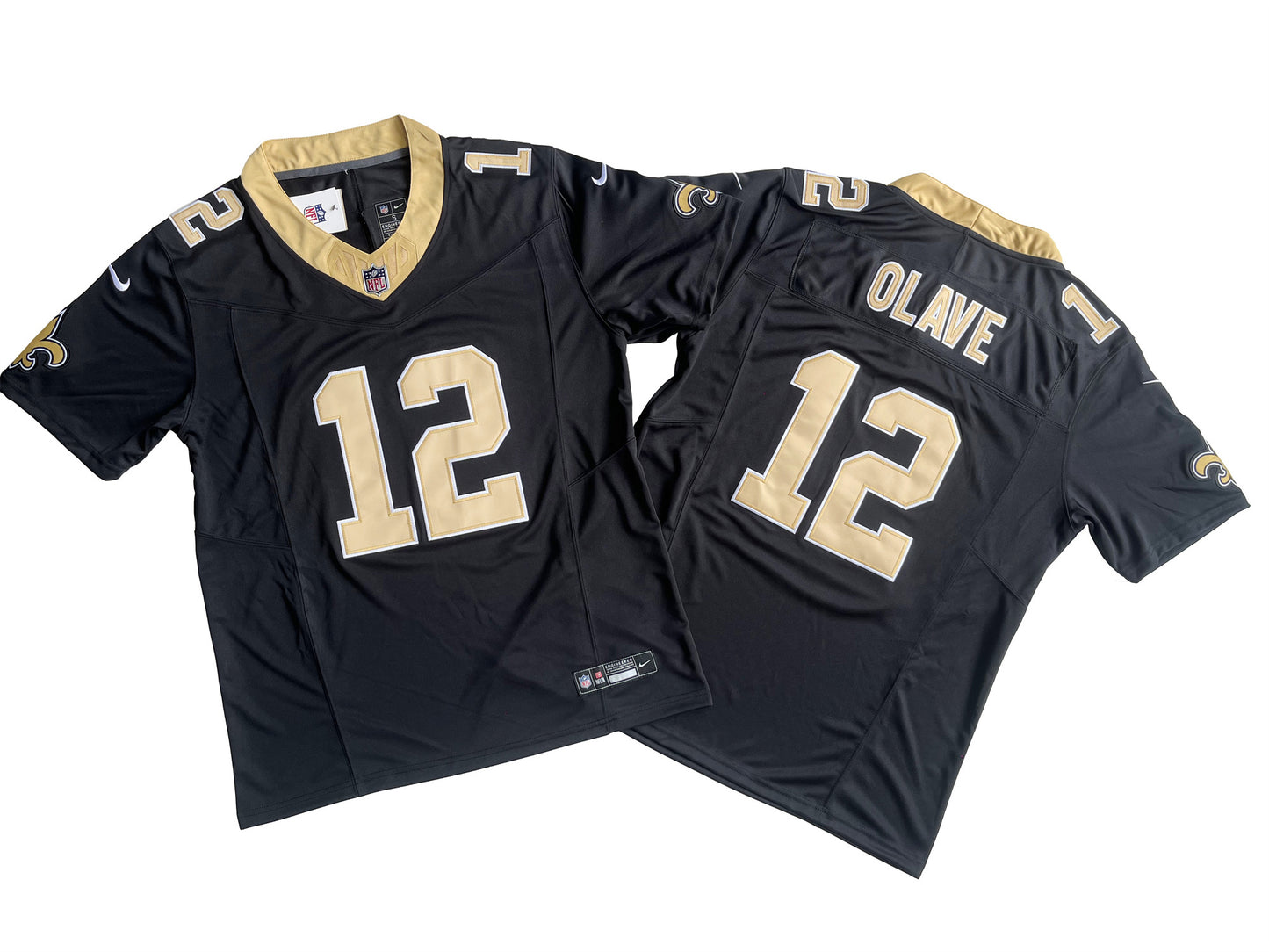 NEW ORLEANS SAINTS CHRIS OLAVE BLACK JERSEY