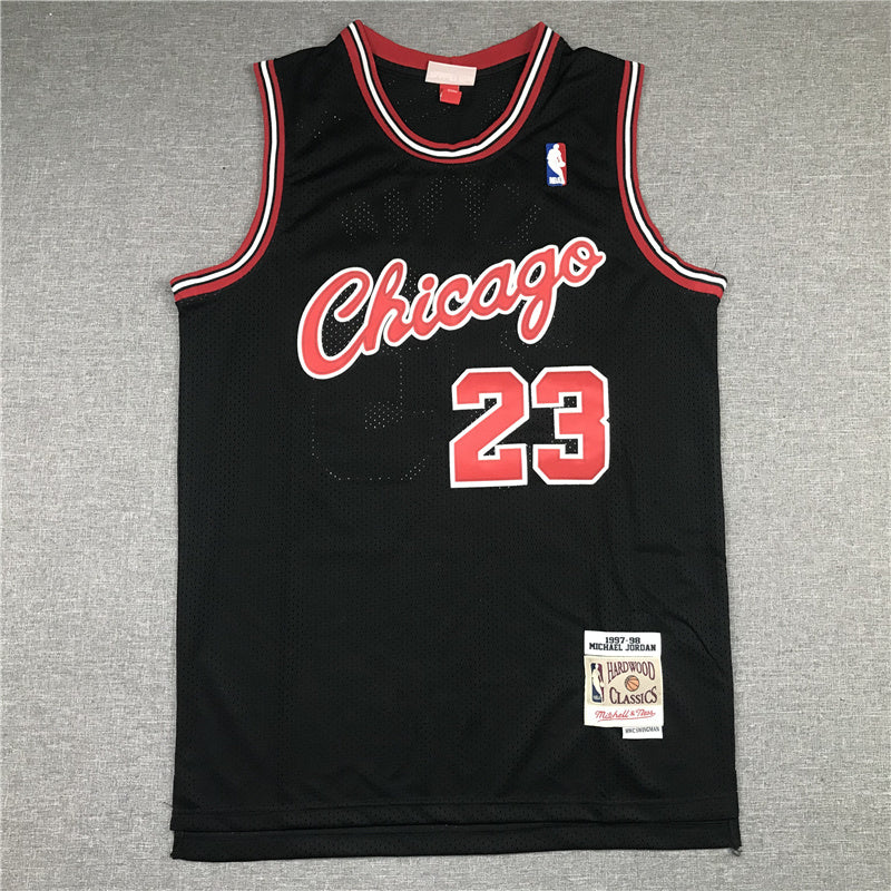 CHICAGO BULLS MICHAEL JORDAN RED BLACK JERSEY