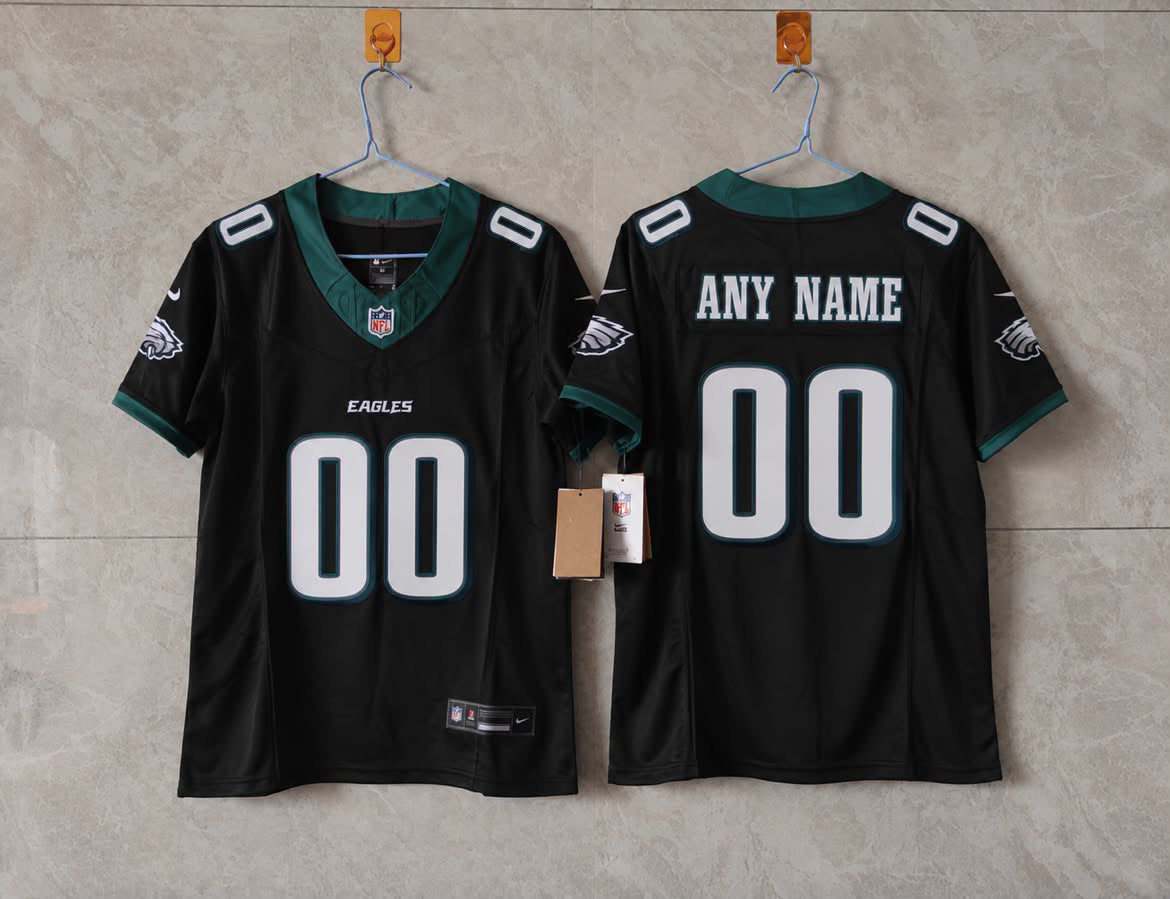 PHILADELPHIA EAGLES CUSTOM BLACK JERSEY