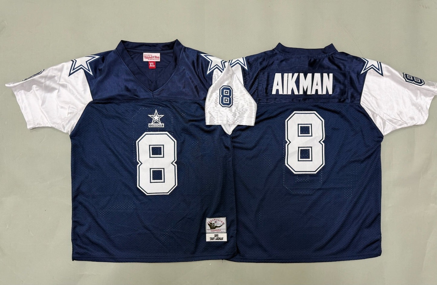 DALLAS COWBOYS TROY AIKMAN BLUE VINTAGE JERSEY