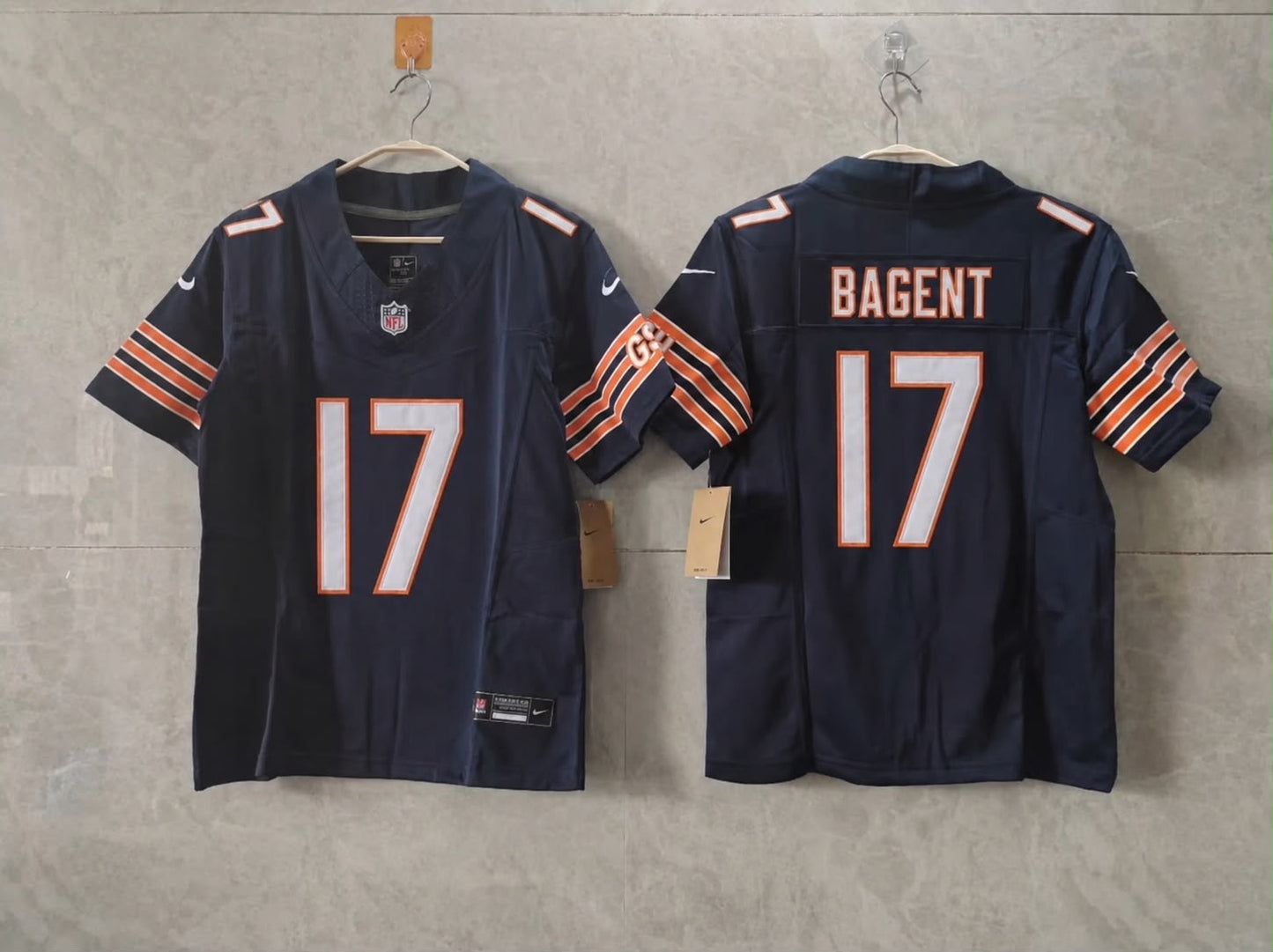 CHICAGO BEARS TYSON BAGENT BLUE JERSEY